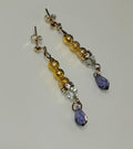 Tanzanite Crystal Earrings