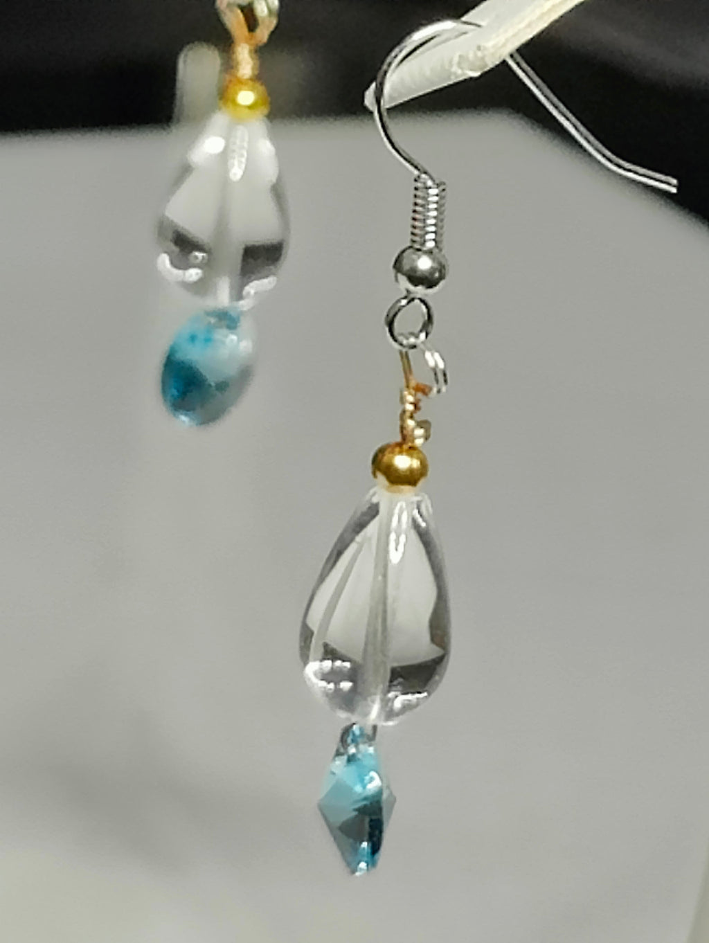 Quartz and Crystal Earrings