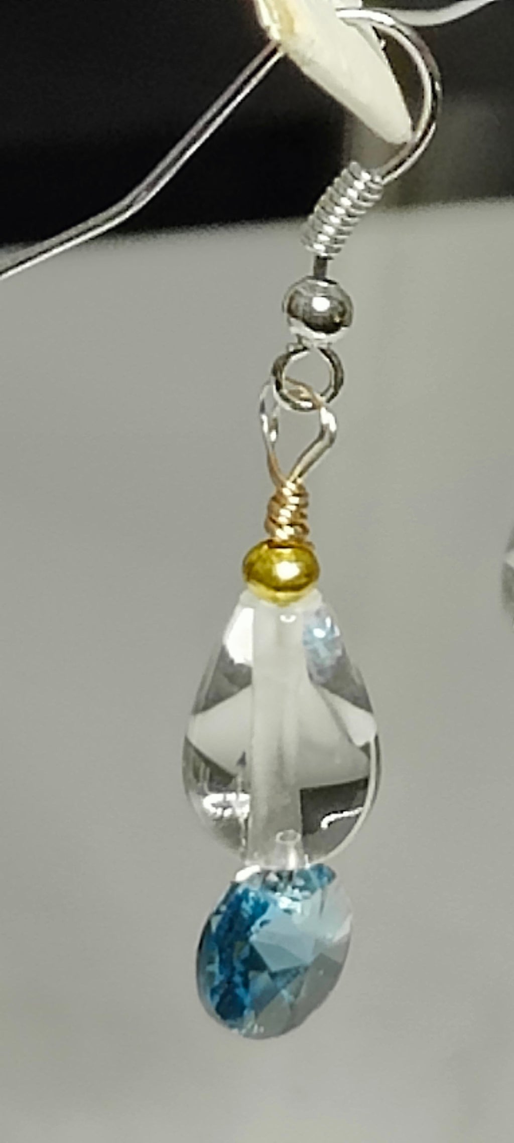 Quartz and Crystal Earrings