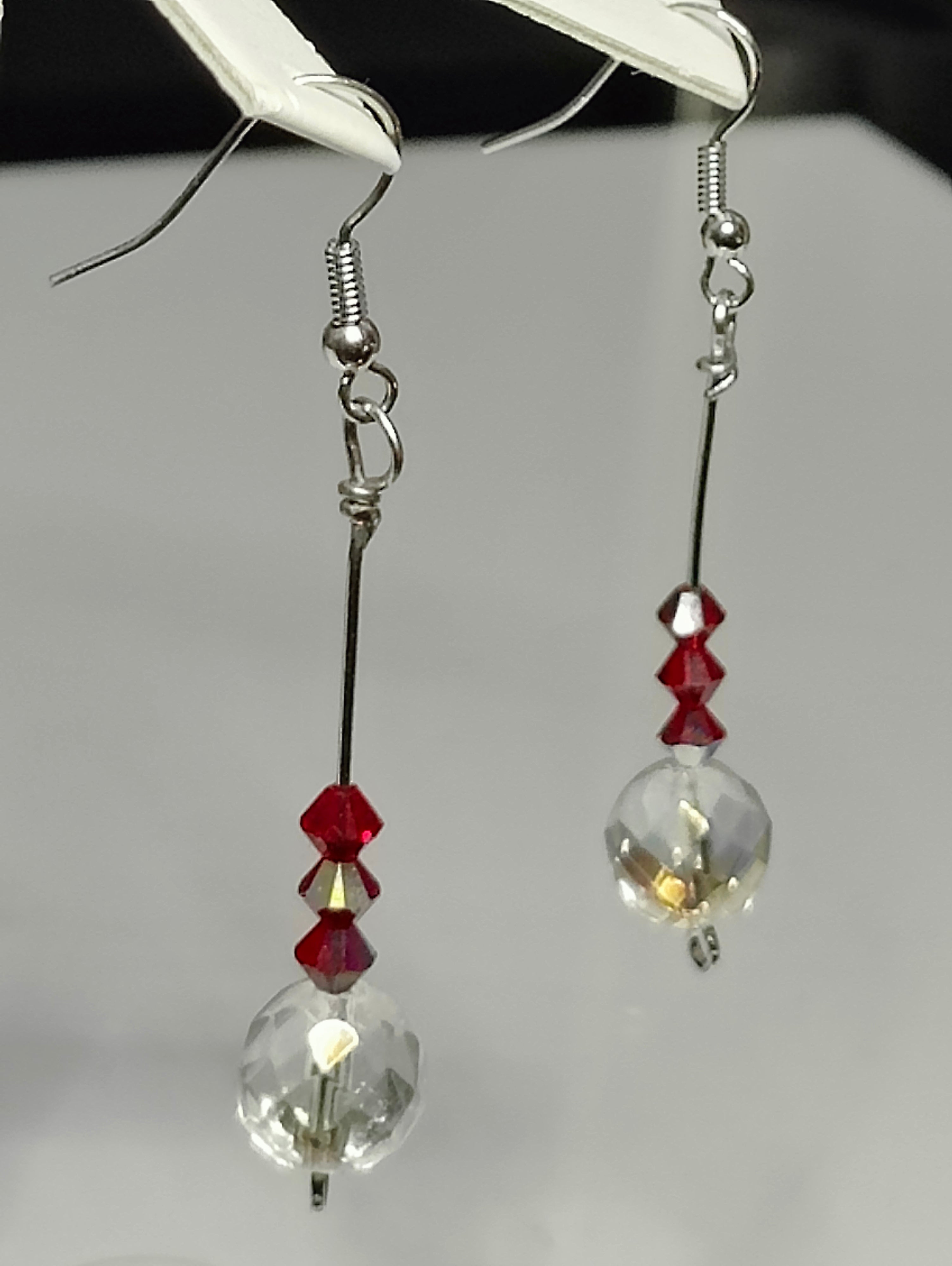 Ruby Sparkle Earrings