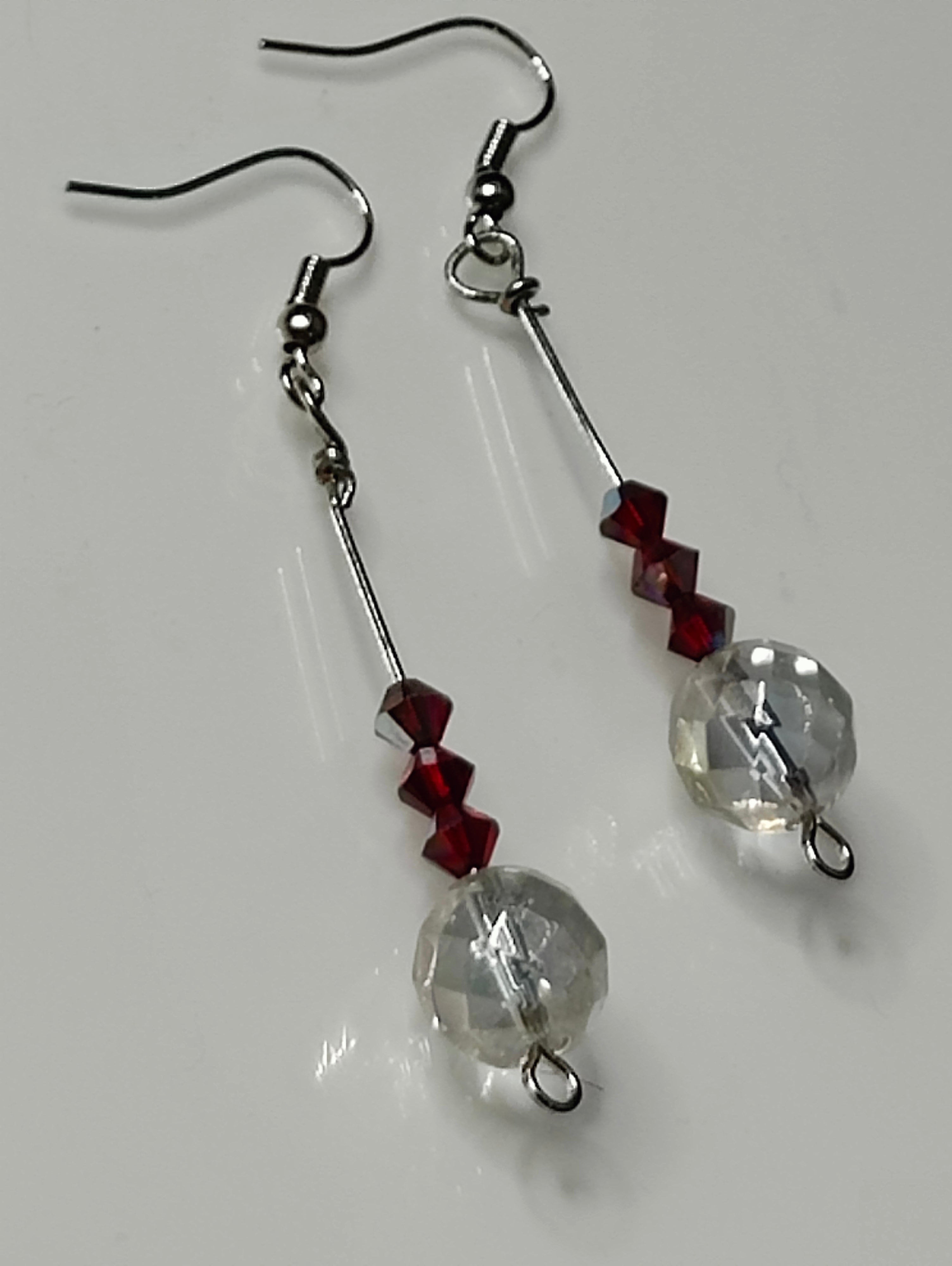 Ruby Sparkle Earrings