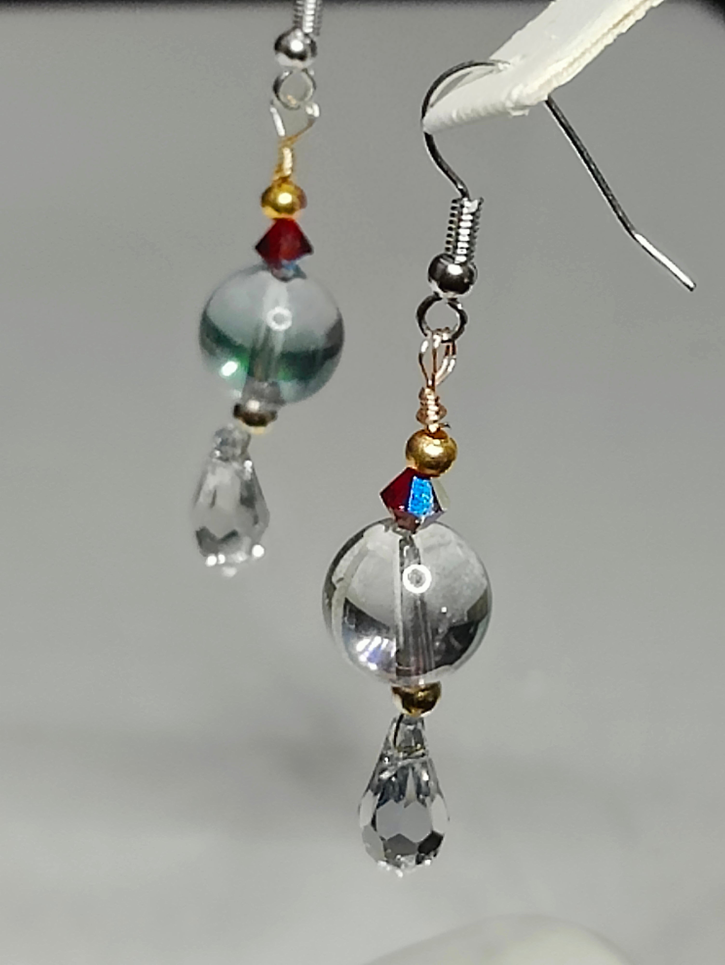 Crystal Orbit Earrings