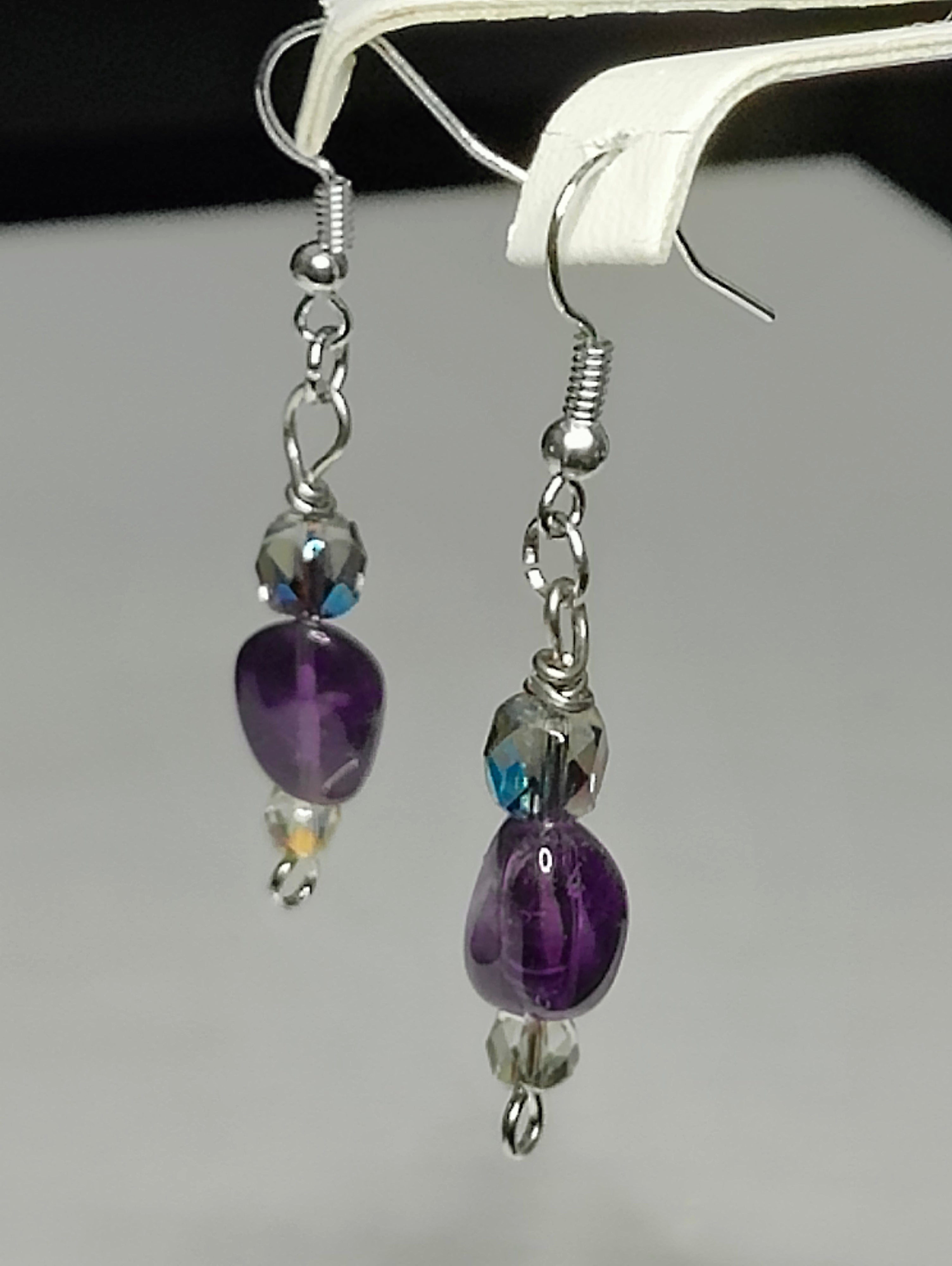 Amethyst Dangle Earrings