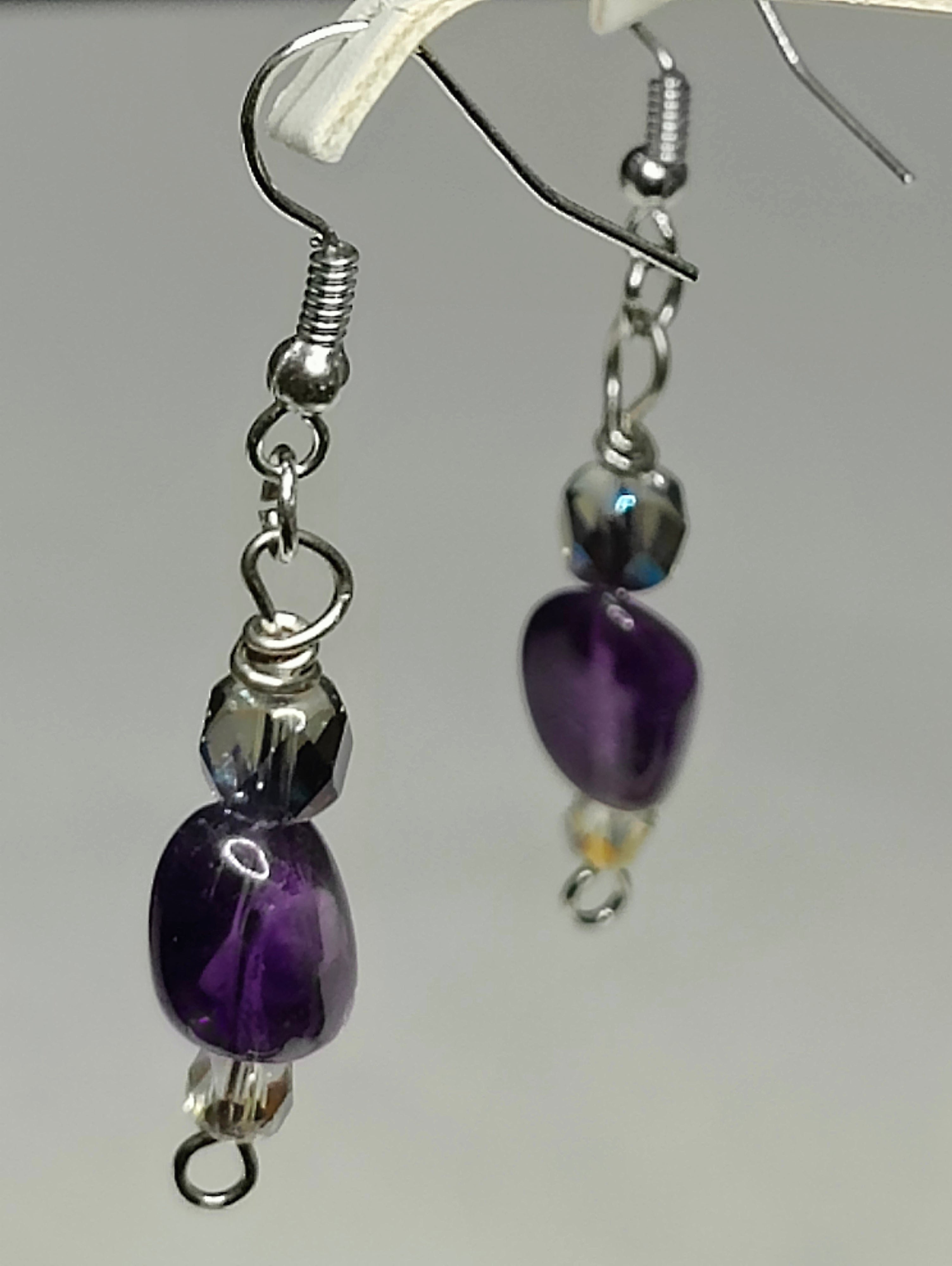 Amethyst Dangle Earrings