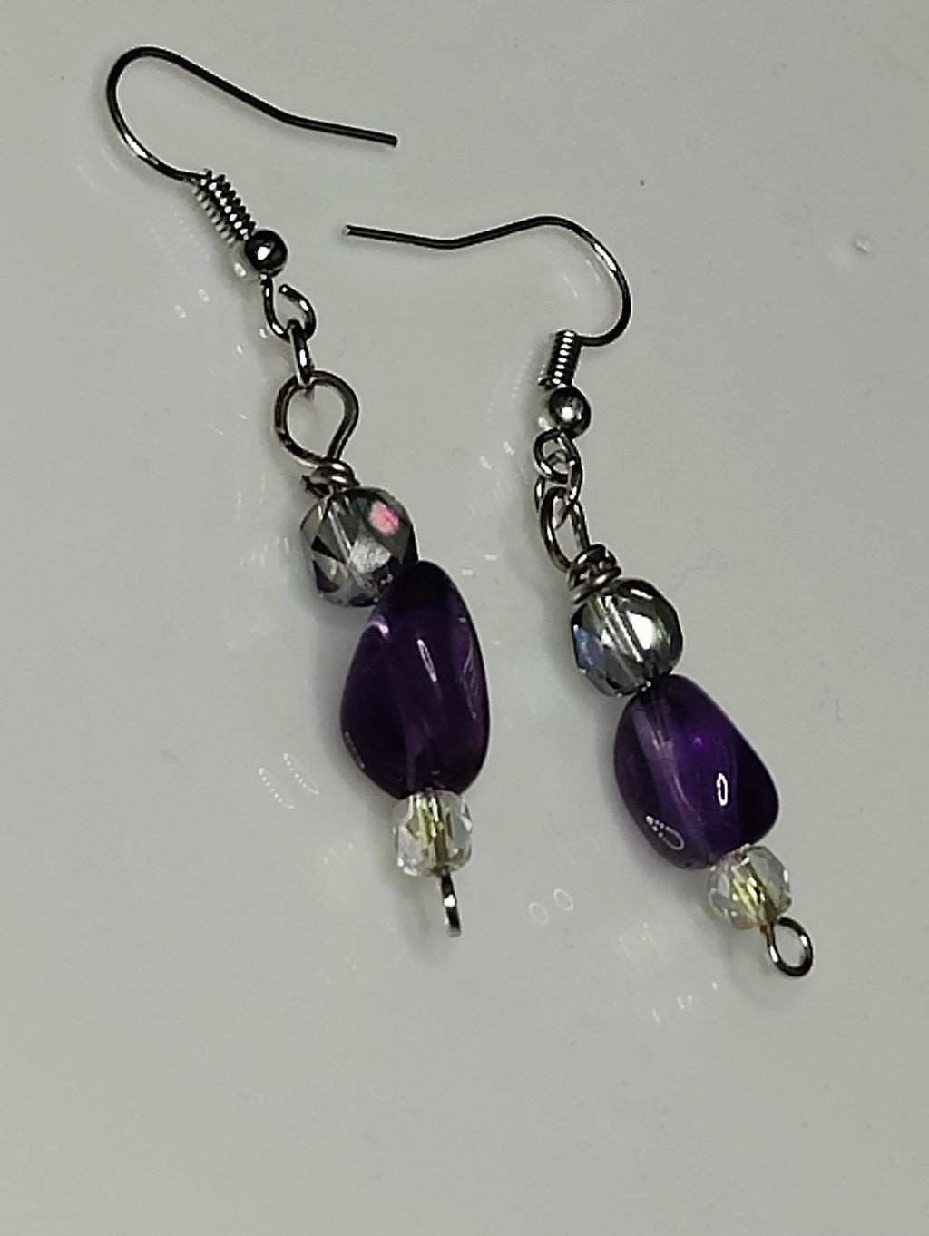 Amethyst Dangle Earrings