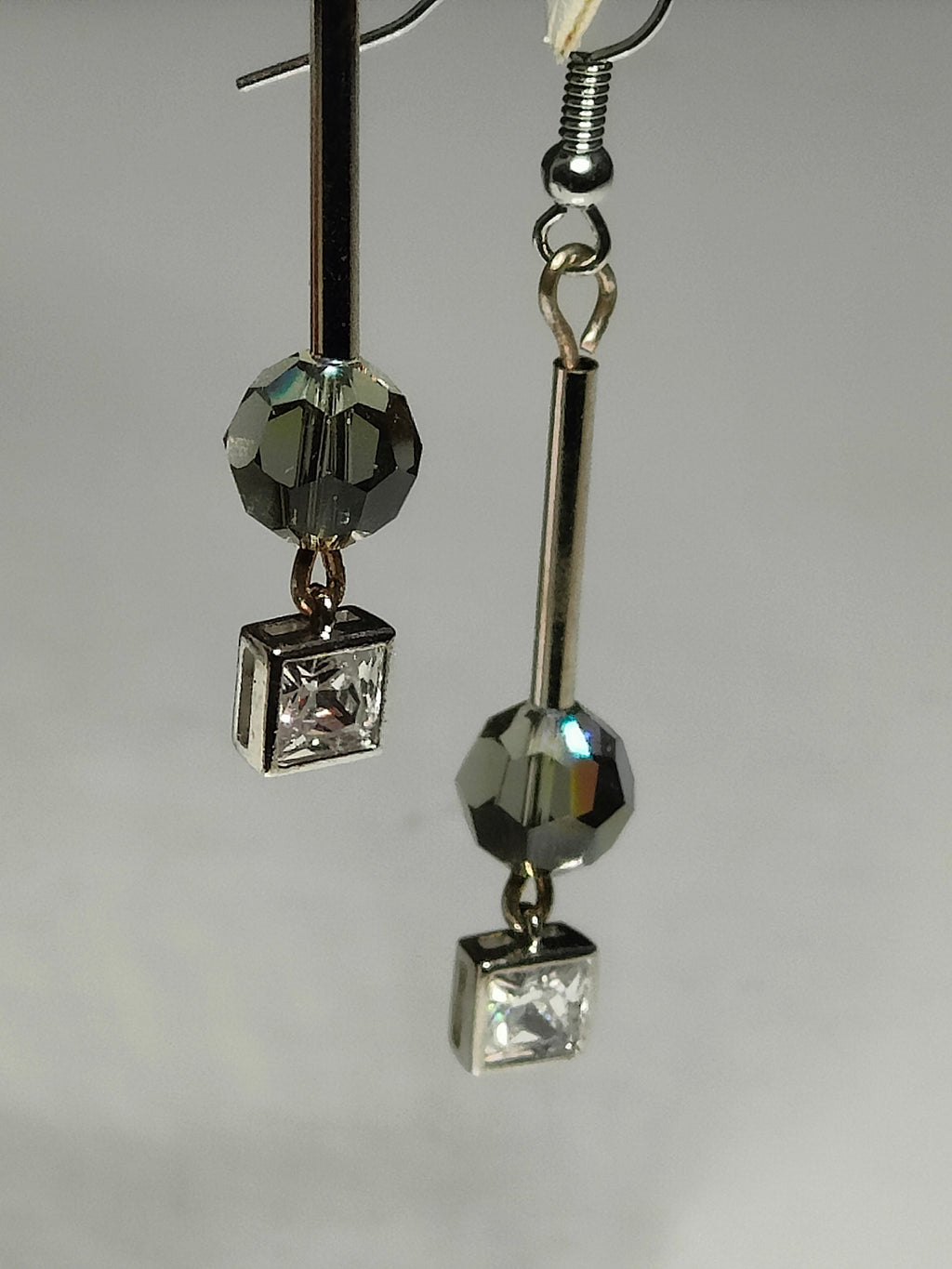 Cubist Crystal Earrings