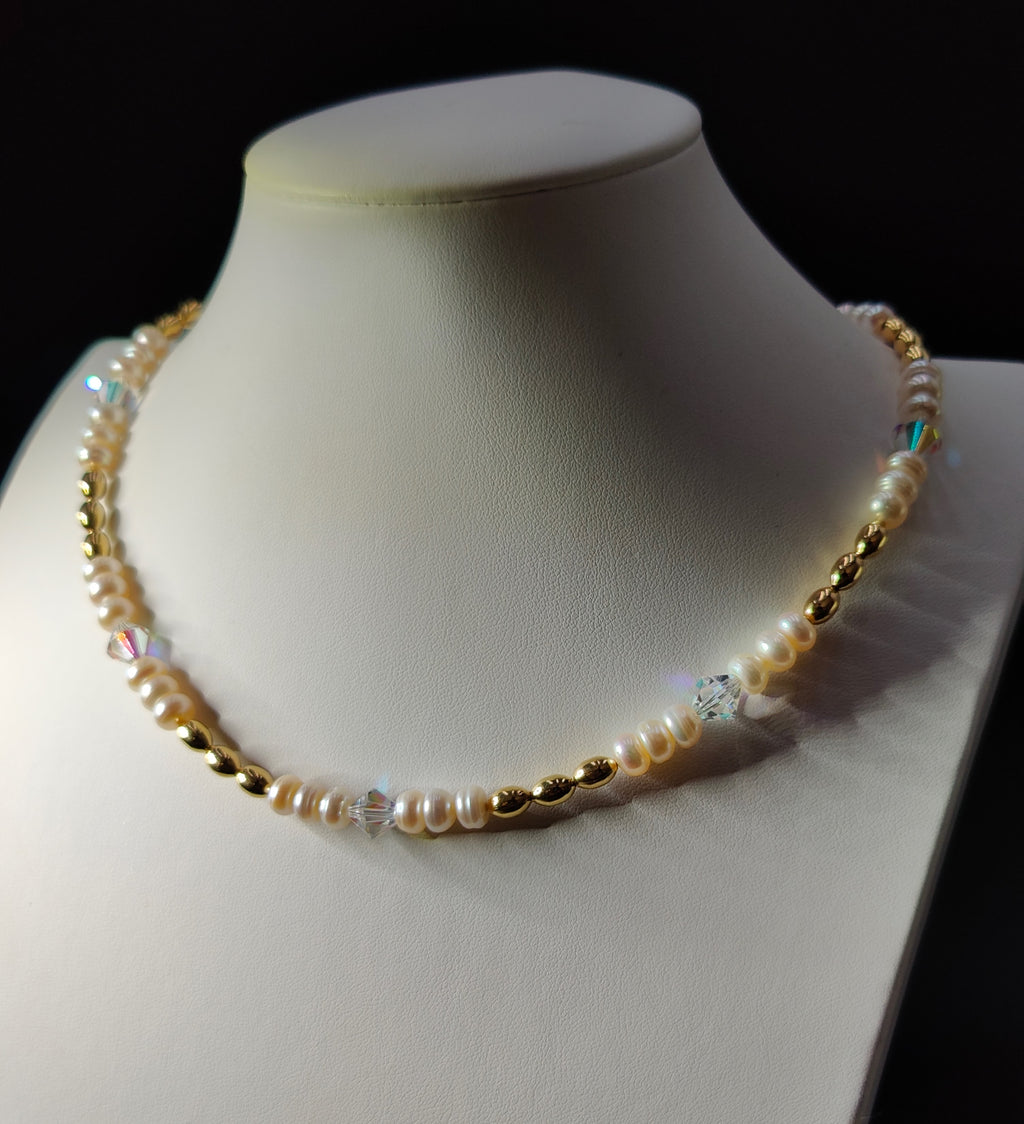 Pearls and Gold Necklace