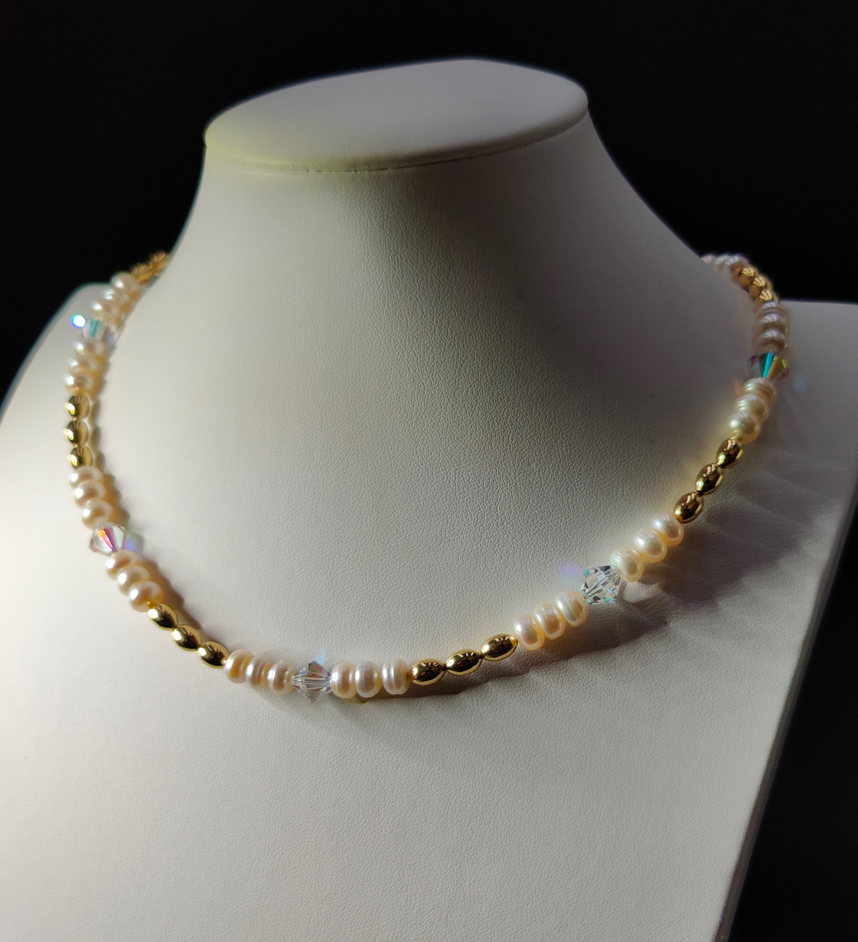 Pearls and Gold Necklace