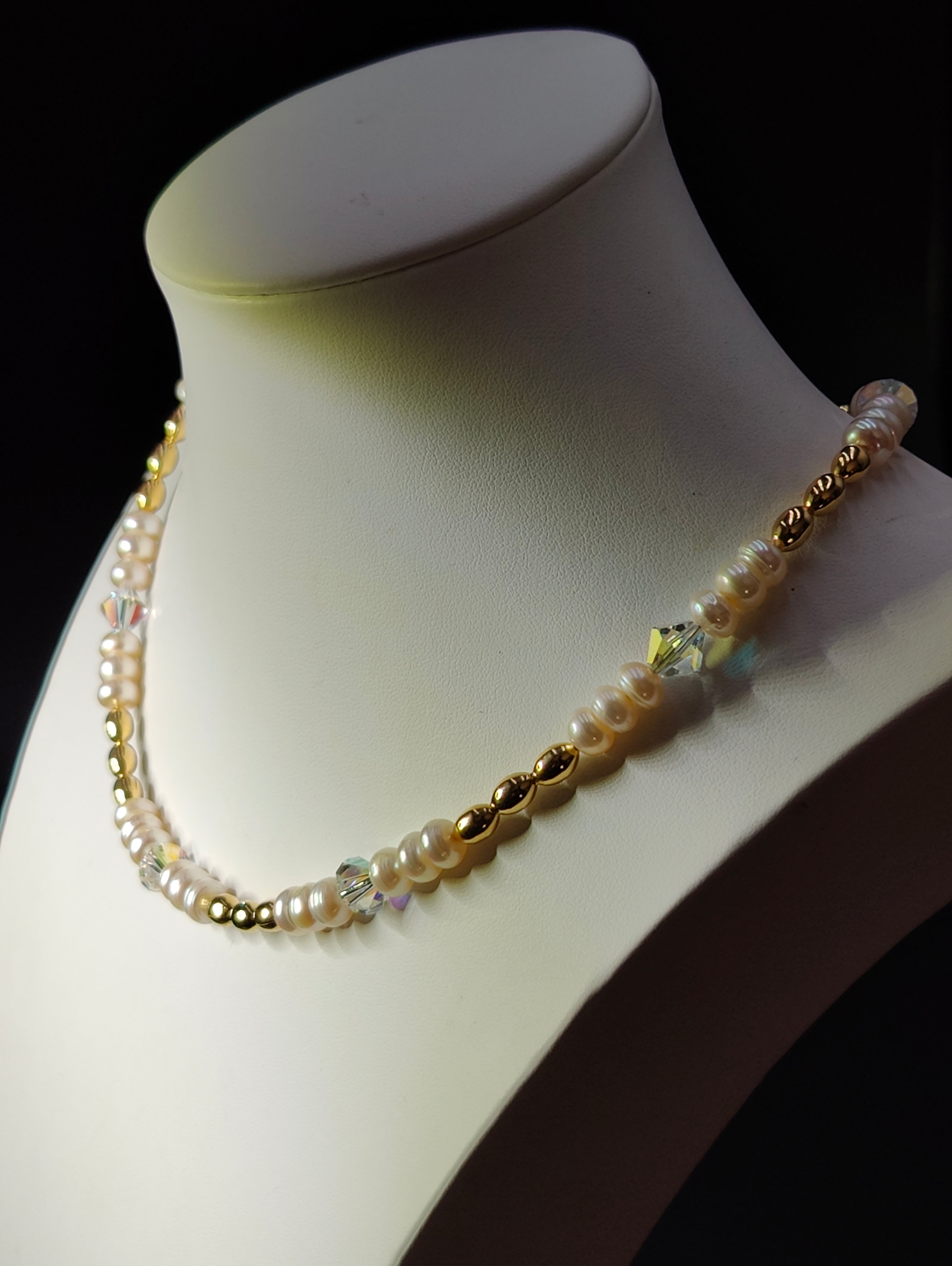 Pearls and Gold Necklace