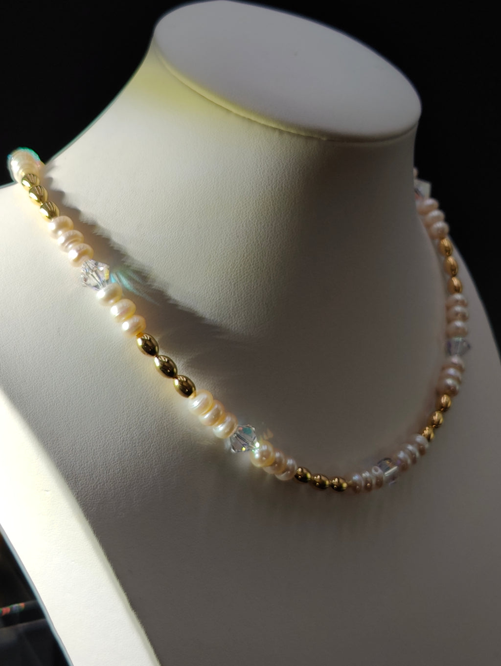 Pearls and Gold Necklace