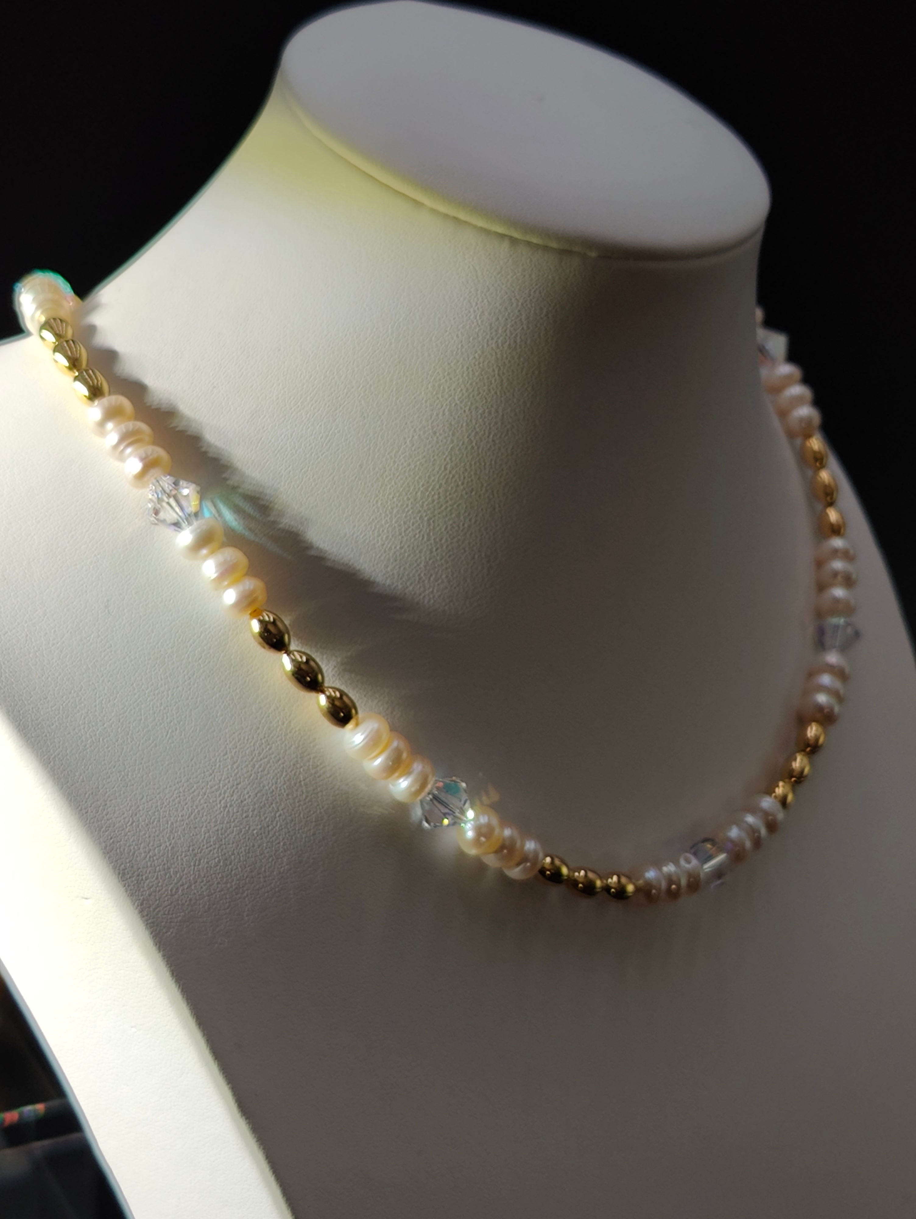 Pearls and Gold Necklace