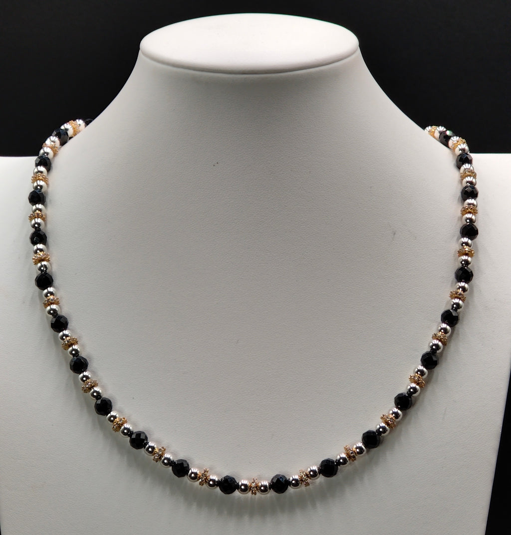 Spinel and Sparkle Necklace