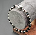 Spinel and Steel Bracelet