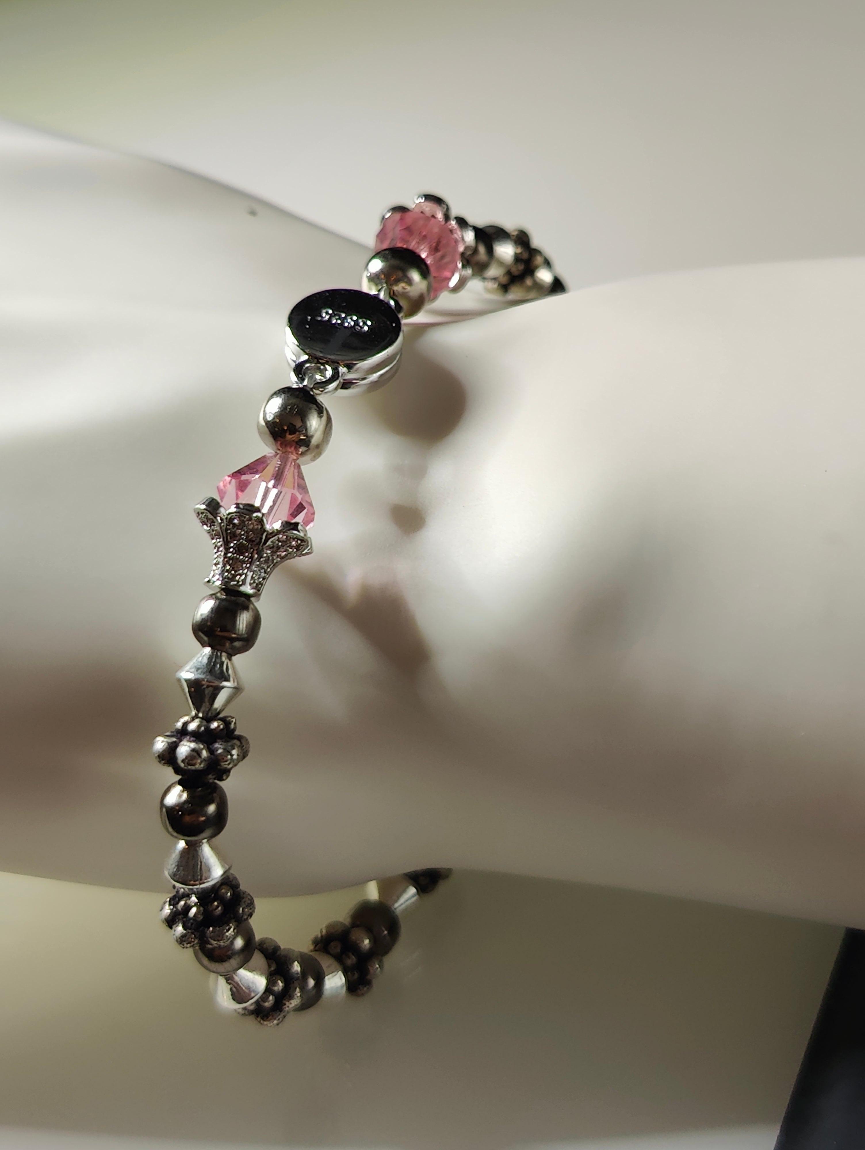 Steely Pink Bracelet
