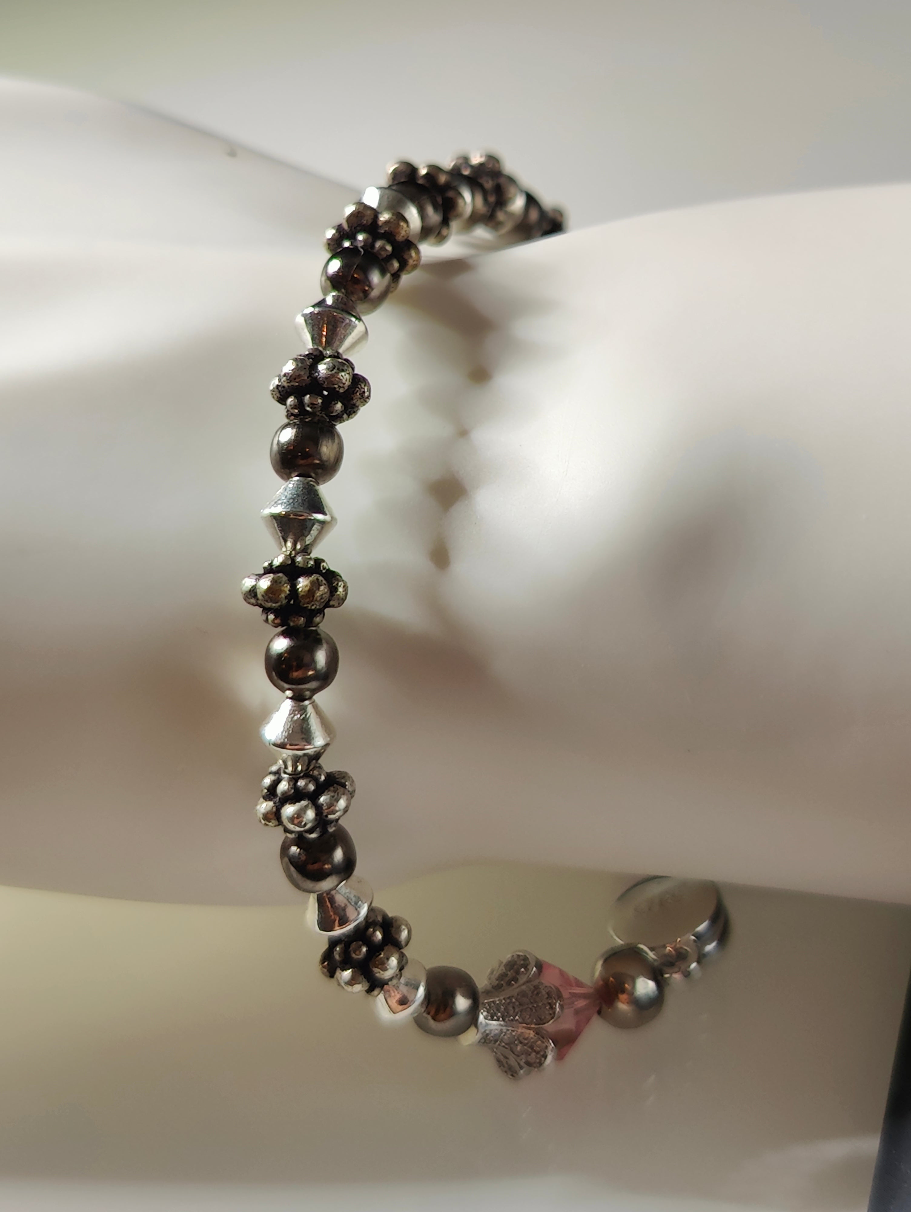 Steely Pink Bracelet