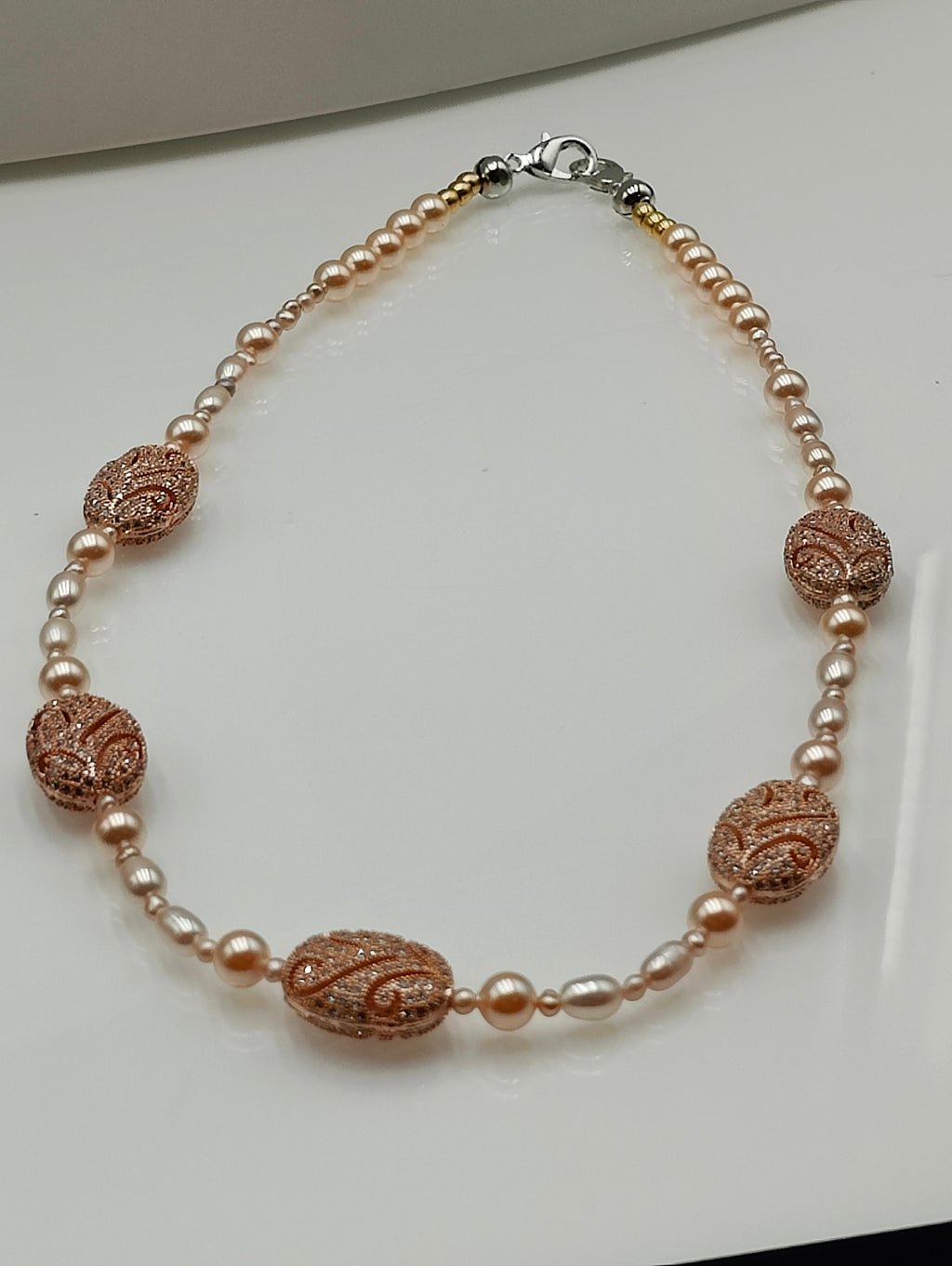 Fluted Pearls Necklace