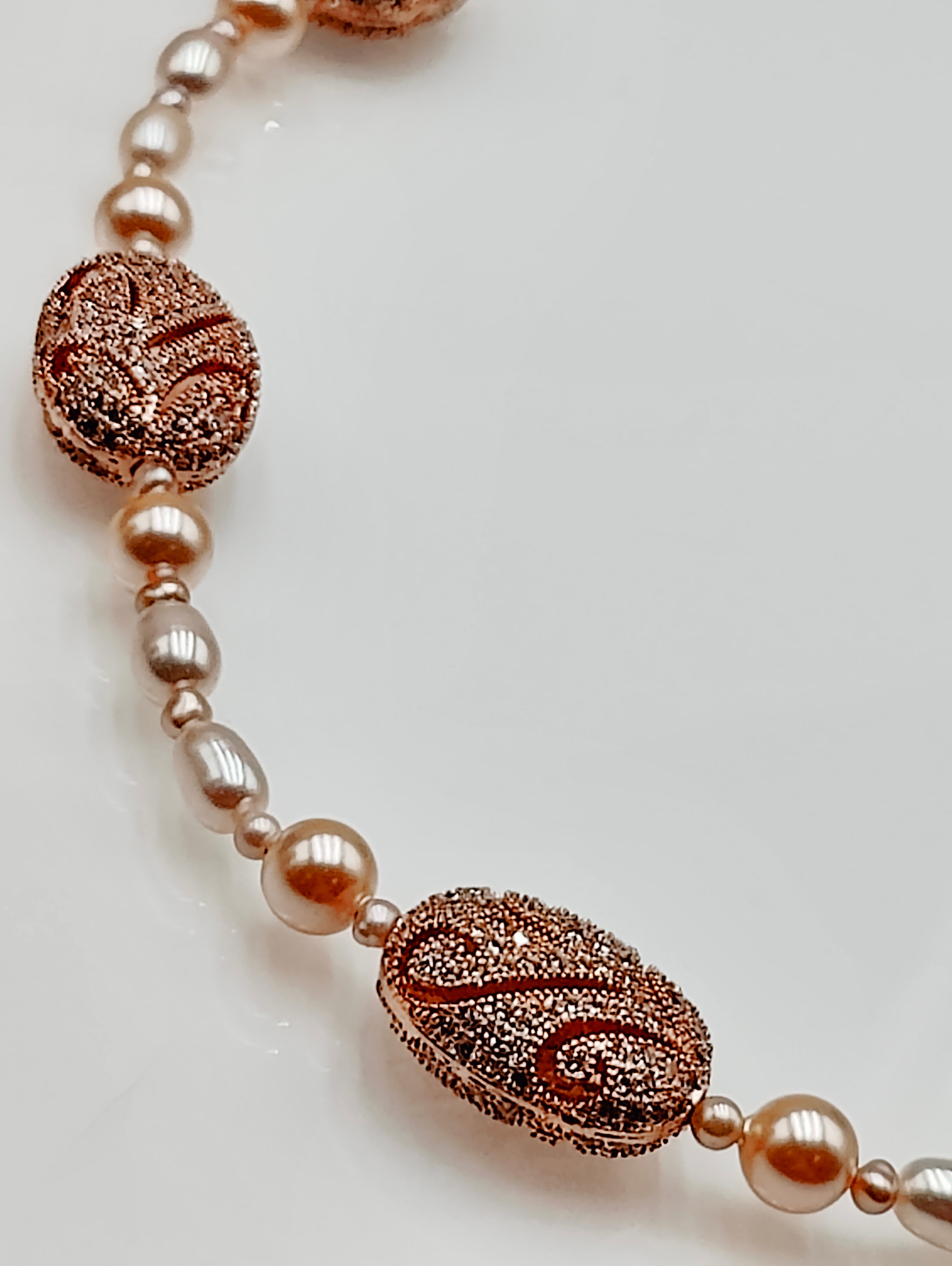 Fluted Pearls Necklace
