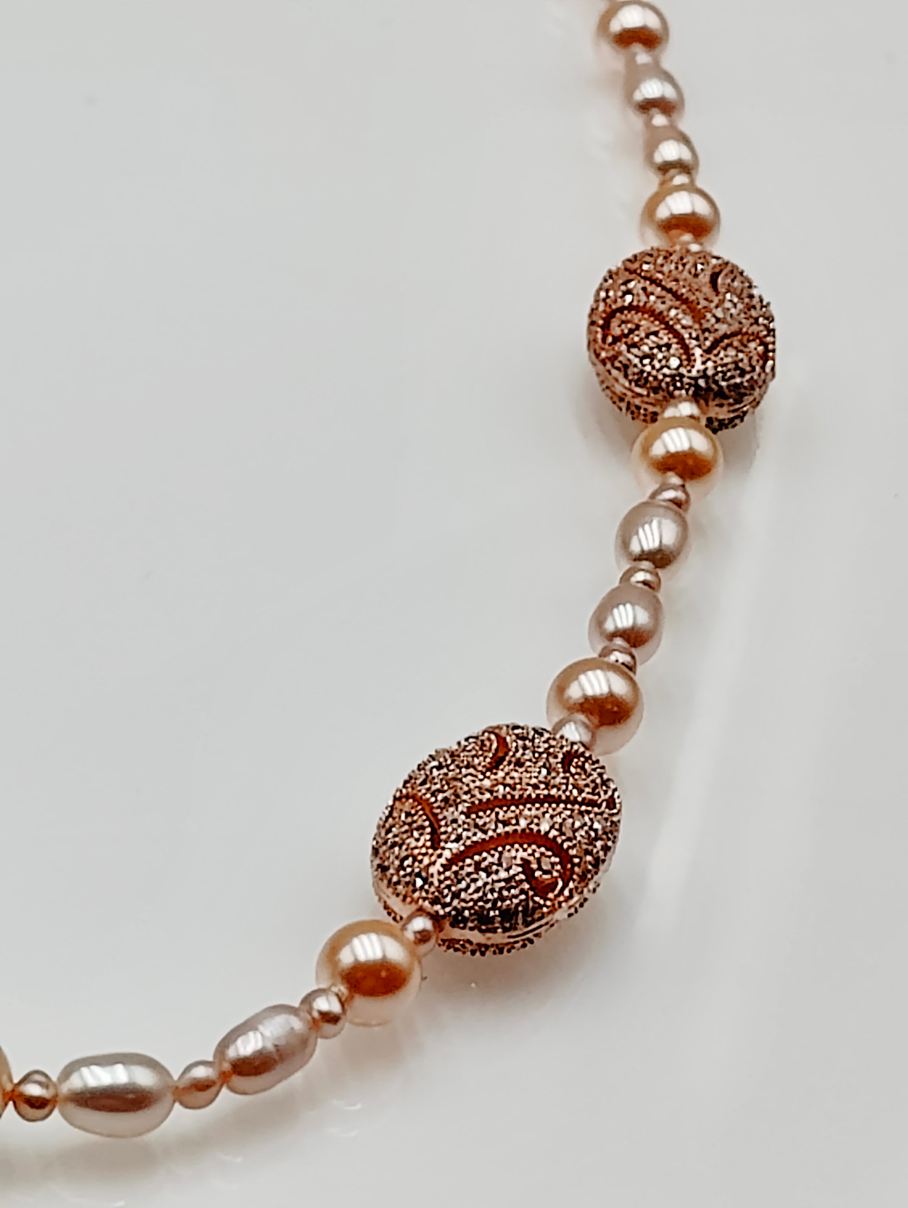 Fluted Pearls Necklace