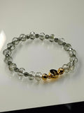 Cut Glass and Crystal Bracelet