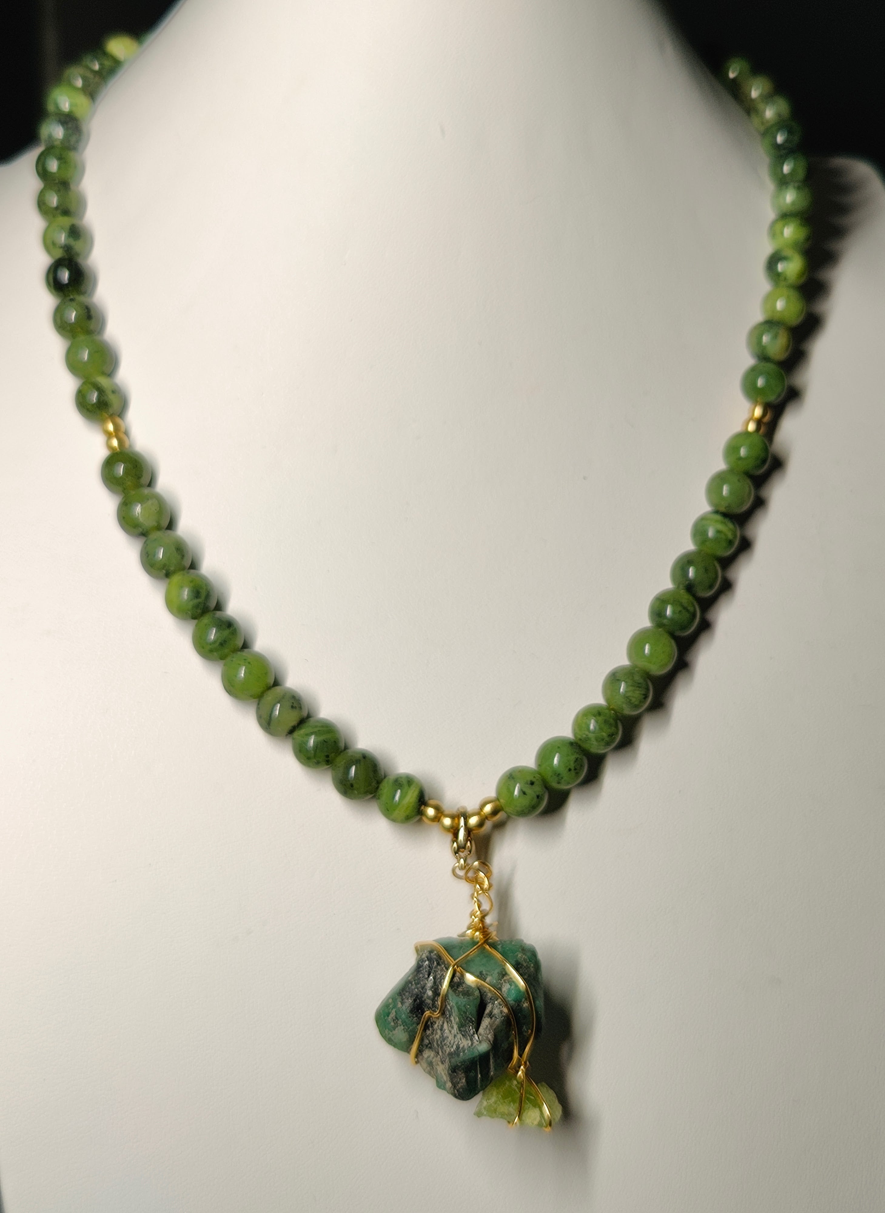 Emerald Jade Necklace