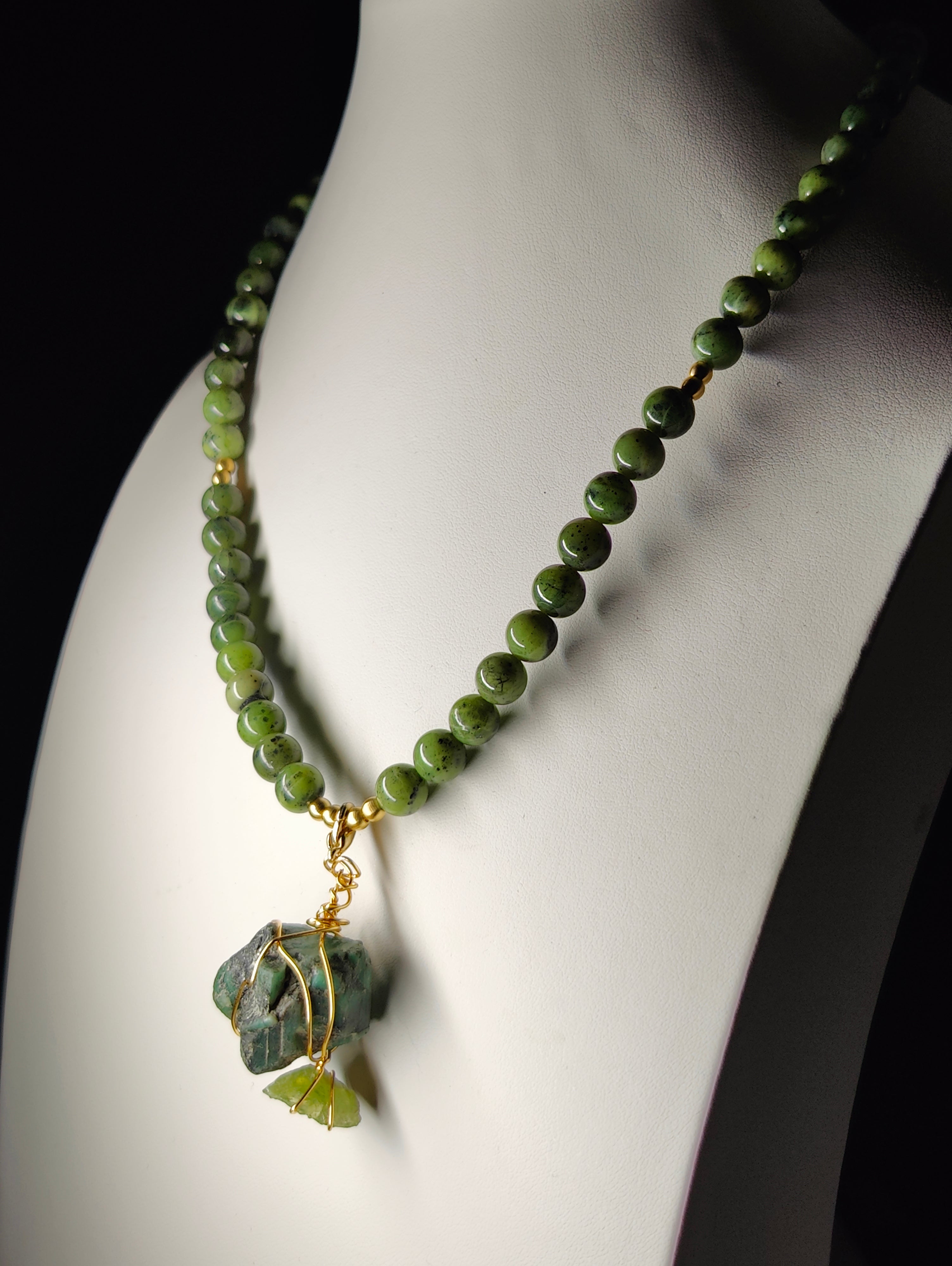 Emerald Jade Necklace