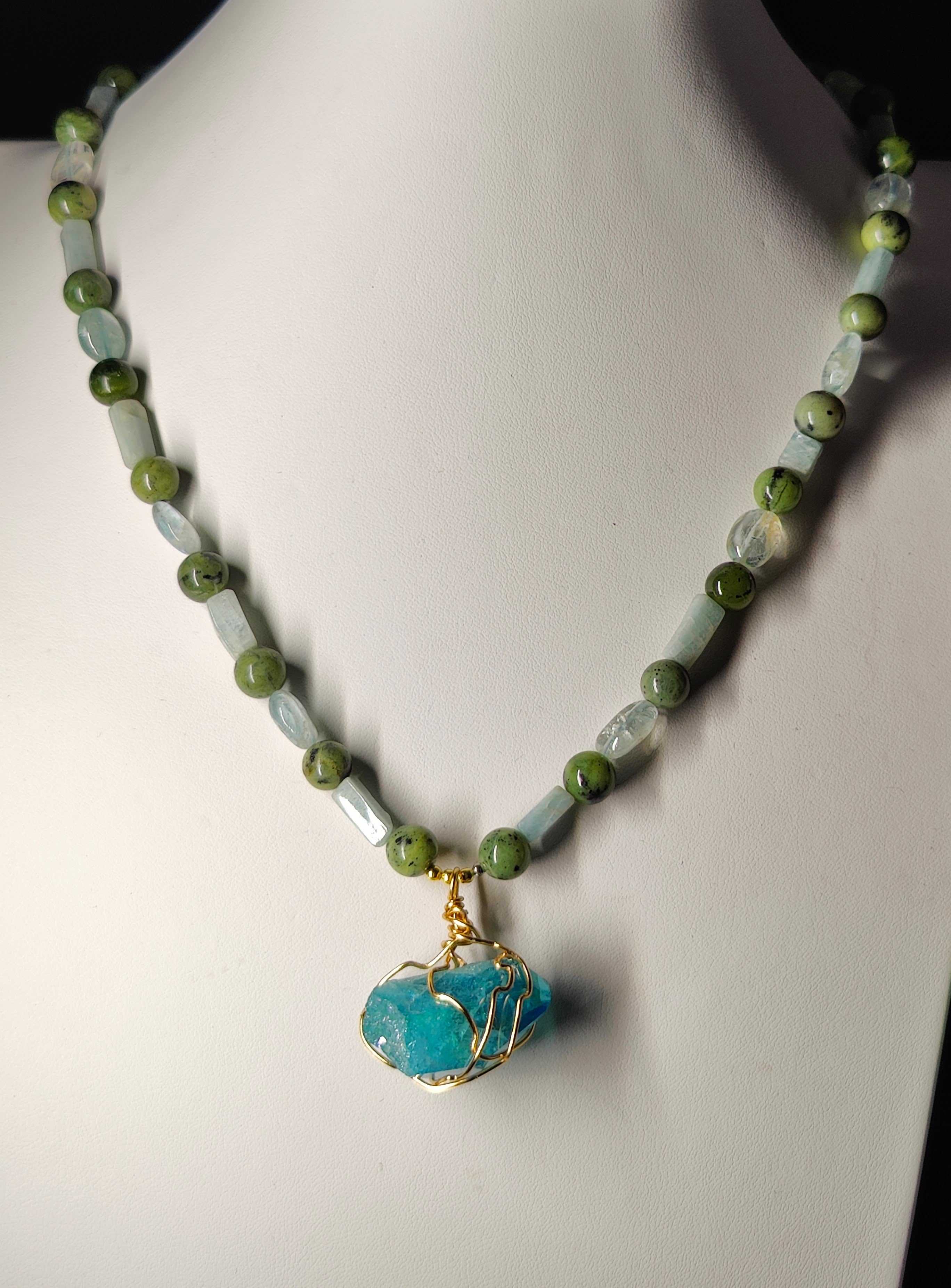Aqua Aura Necklace