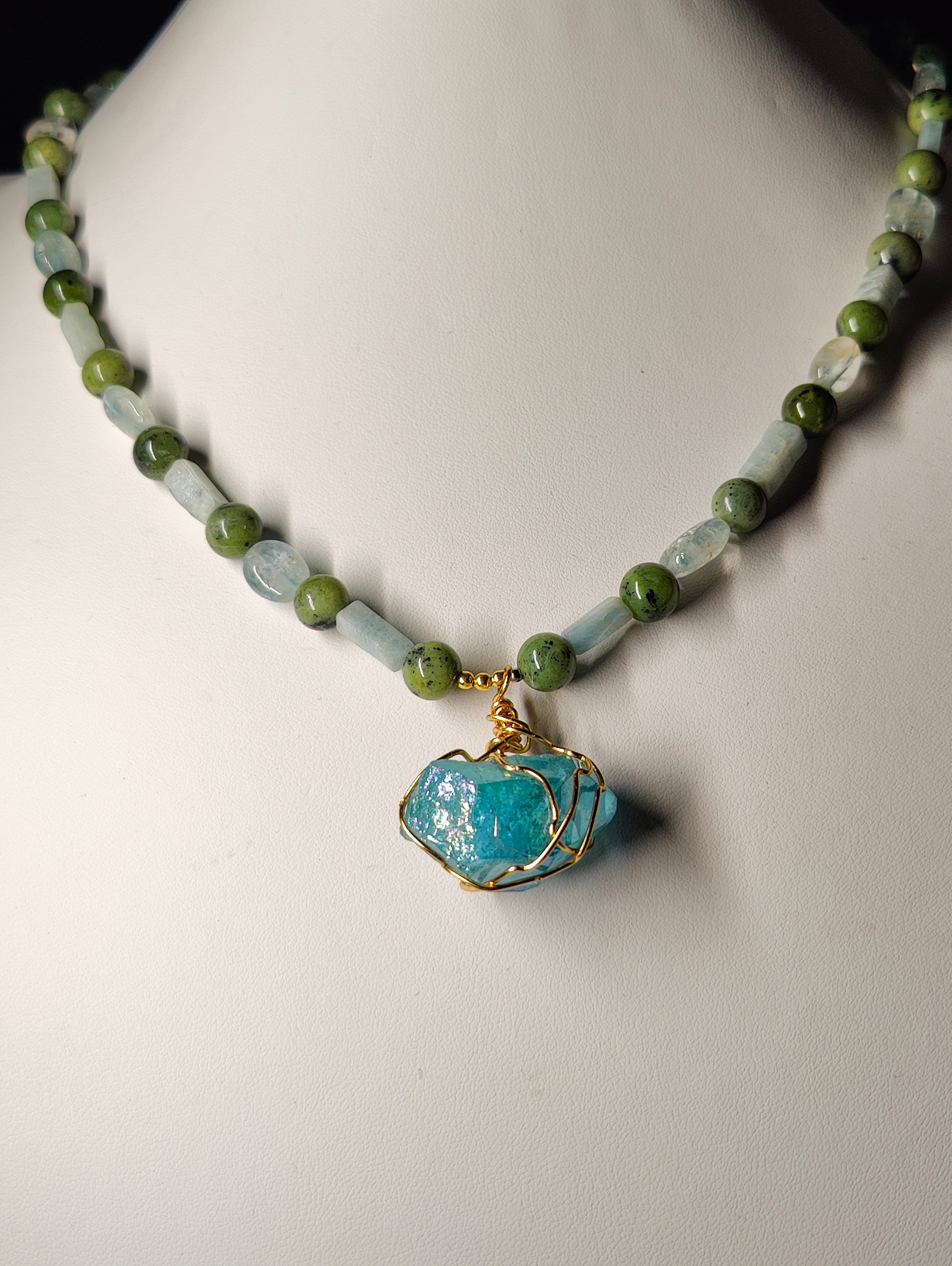 Aqua Aura Necklace