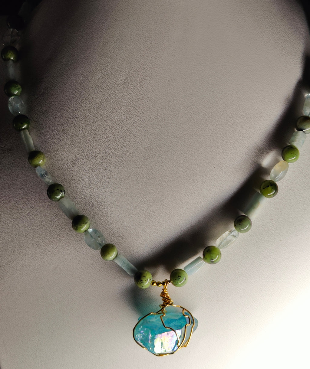 Aqua Aura Necklace