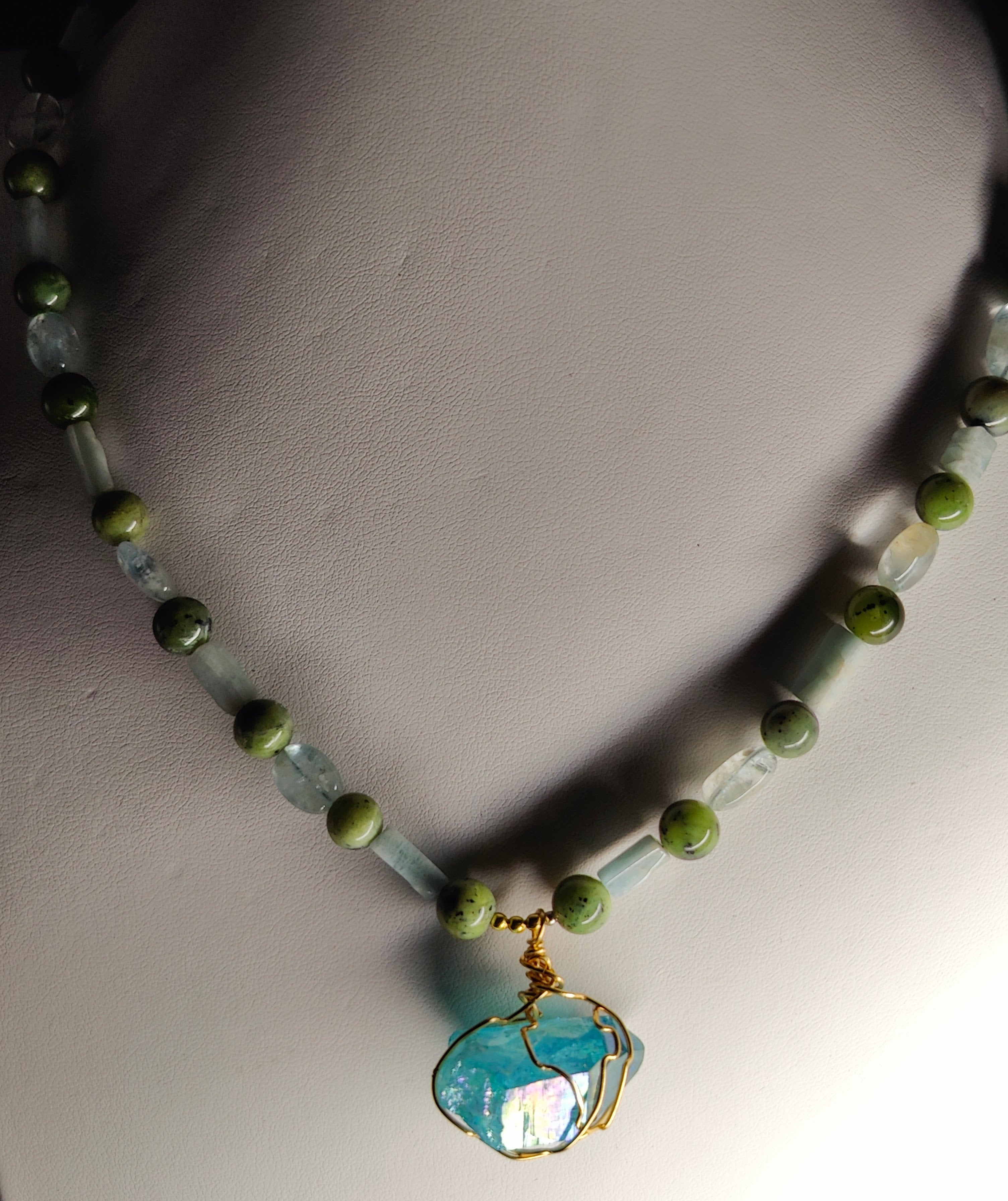 Aqua Aura Necklace