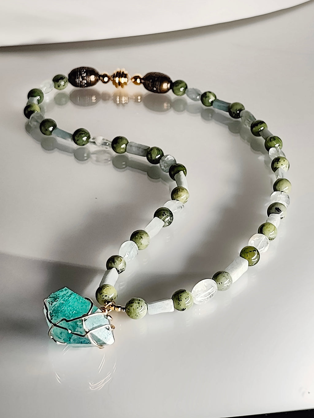 Aqua Aura Necklace