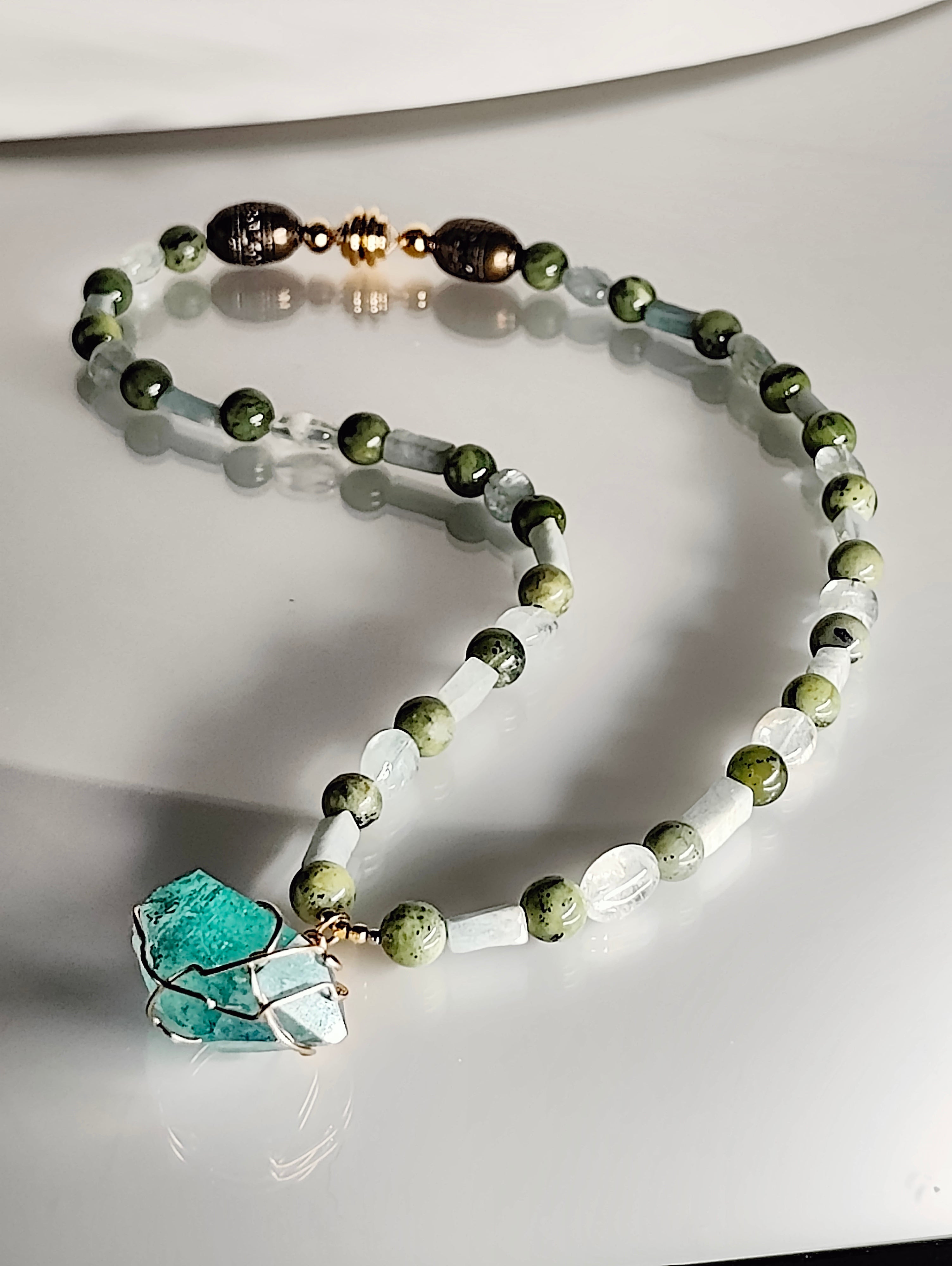 Aqua Aura Necklace