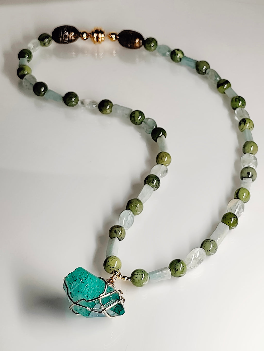 Aqua Aura Necklace