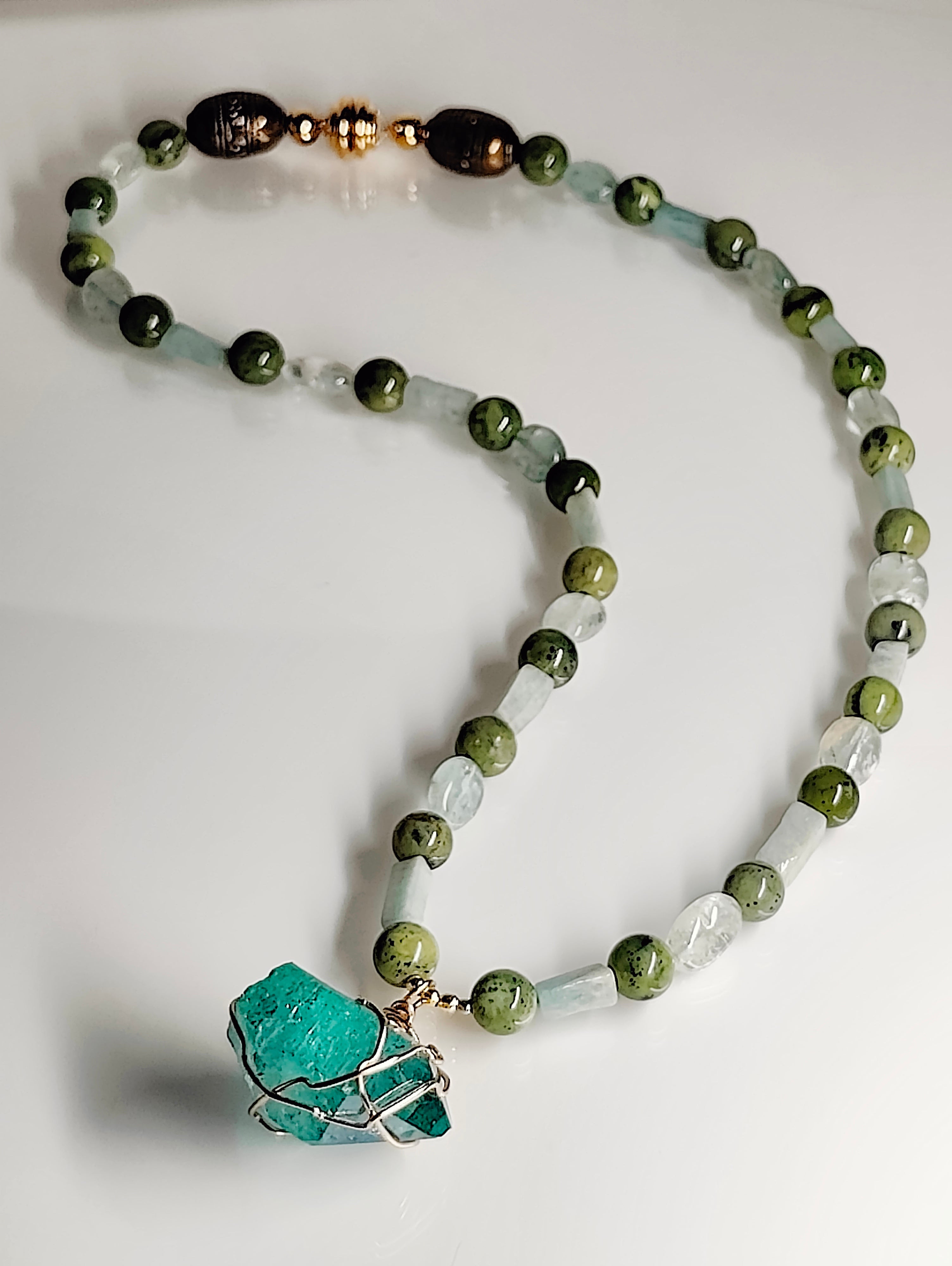 Aqua Aura Necklace
