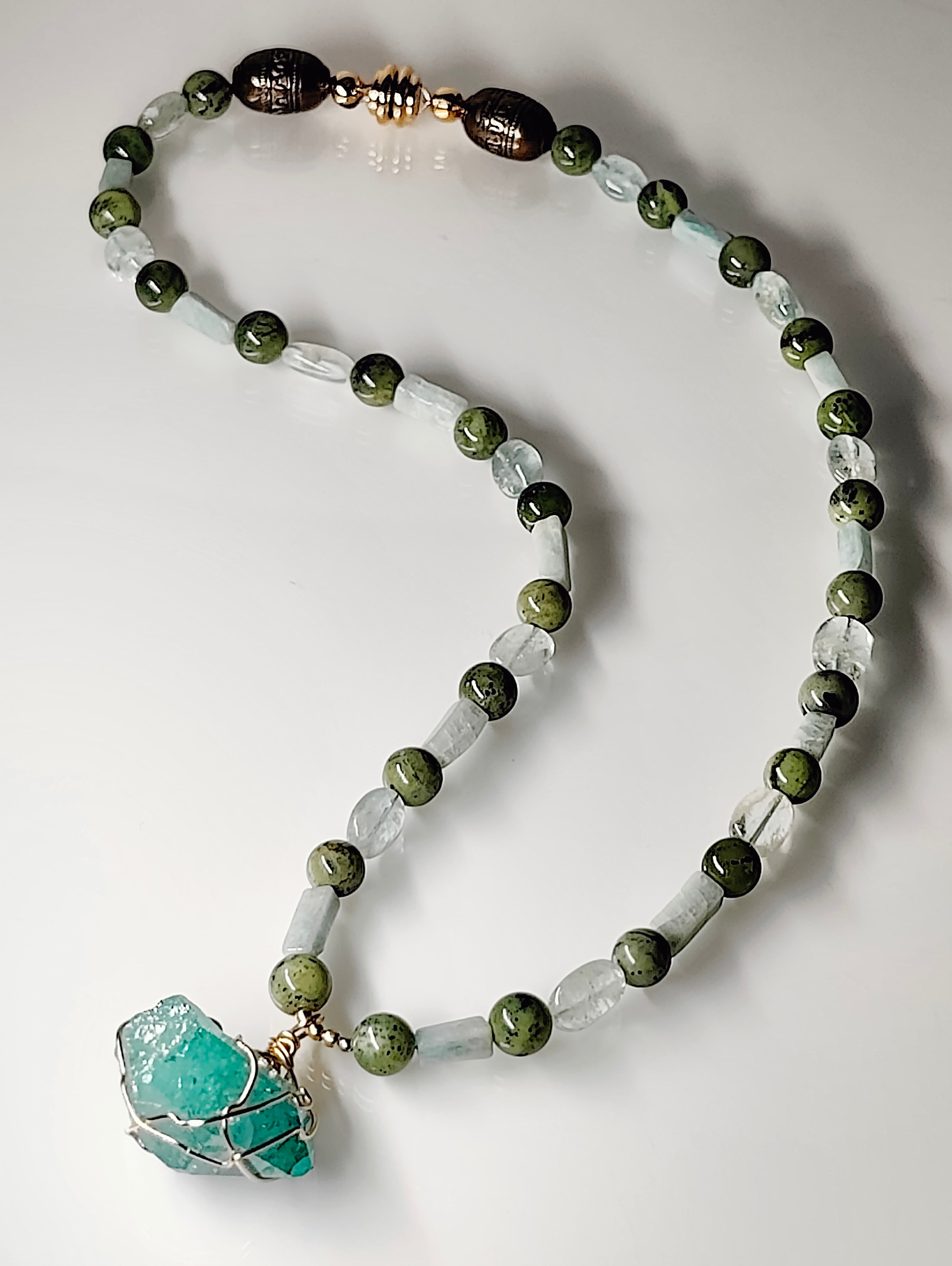 Aqua Aura Necklace