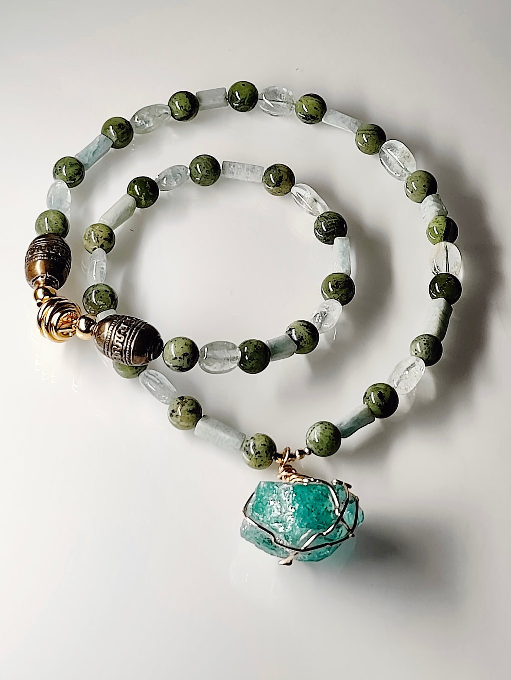Aqua Aura Necklace