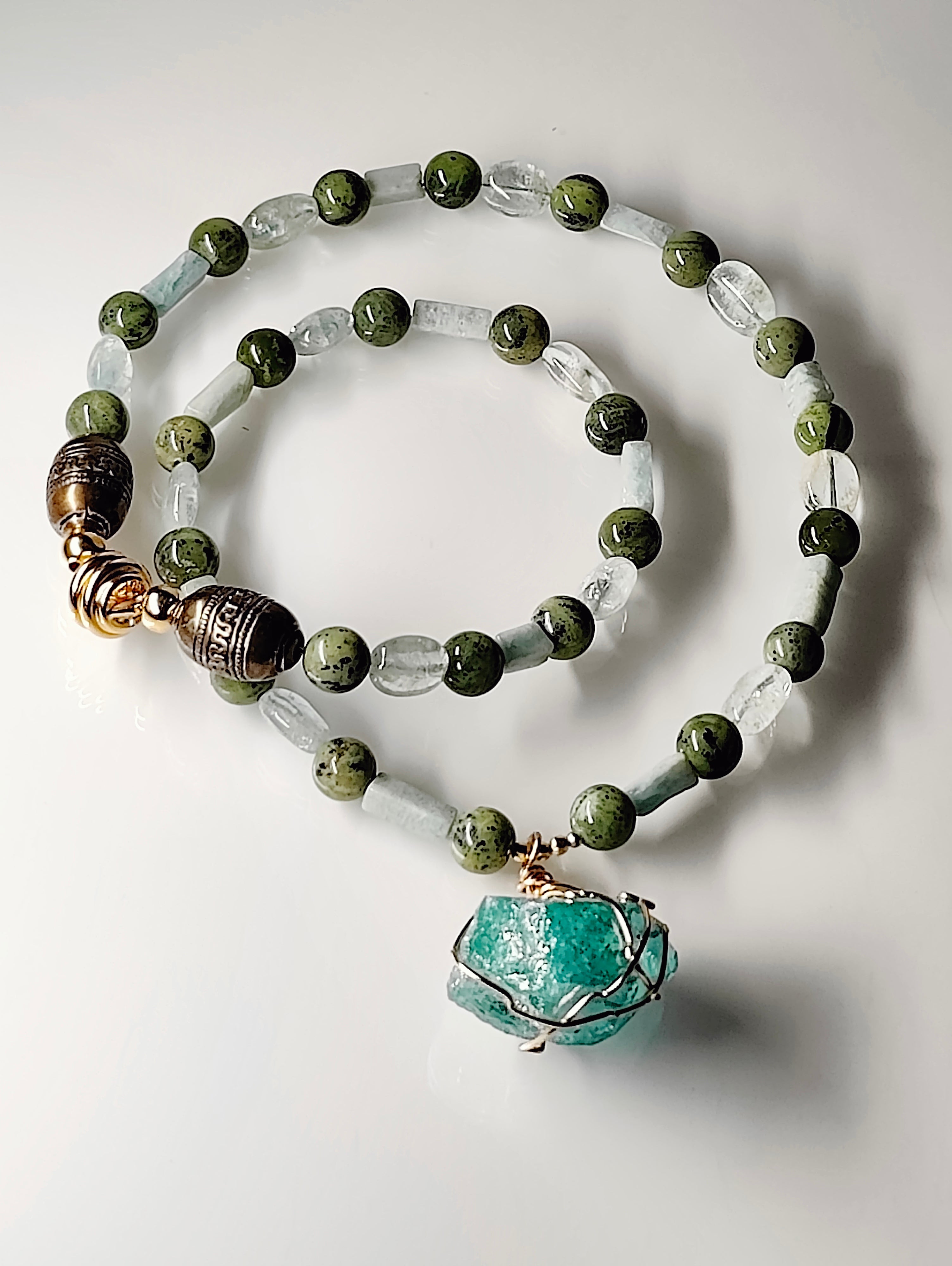 Aqua Aura Necklace