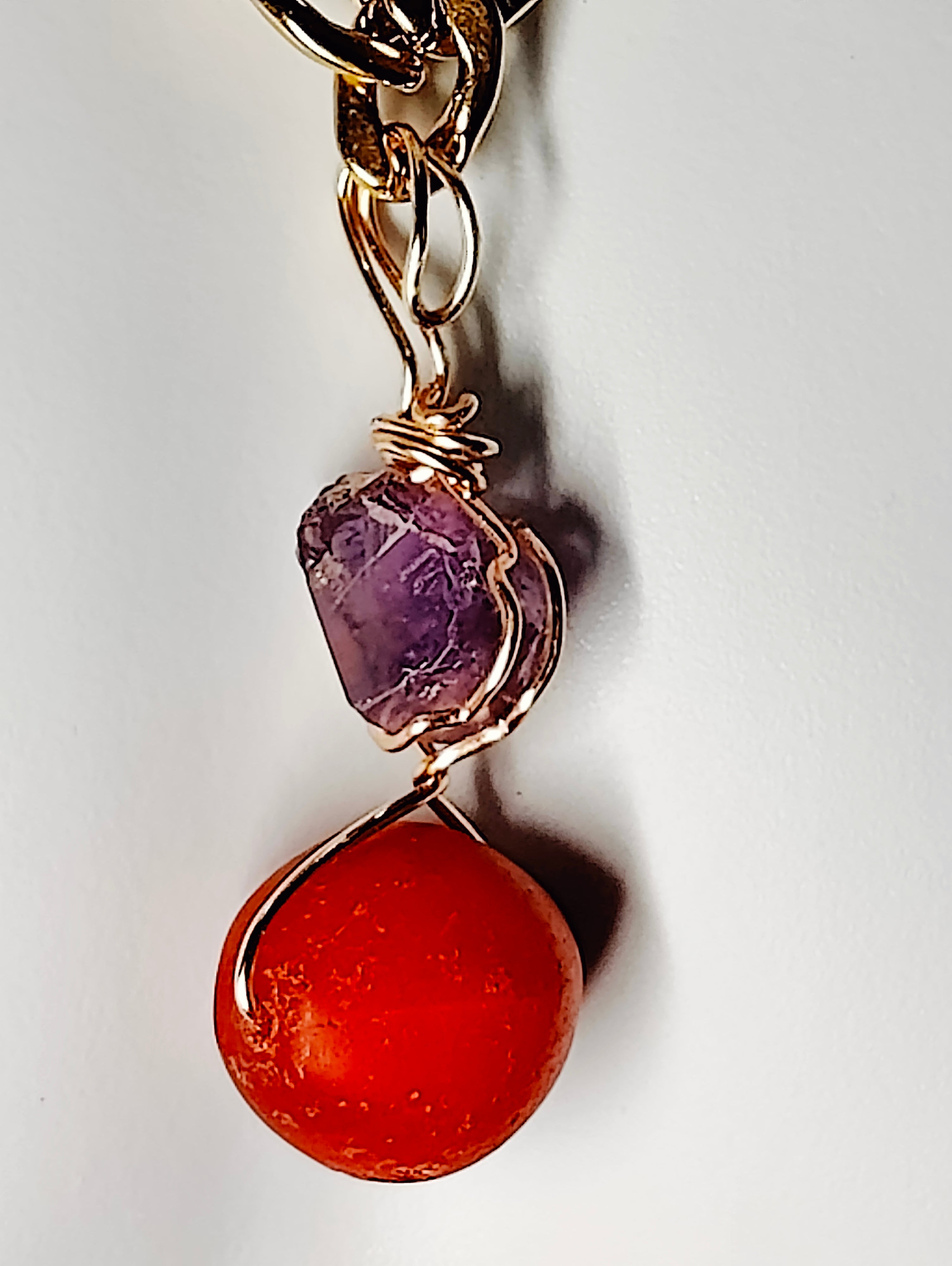 Vintage Red Necklace