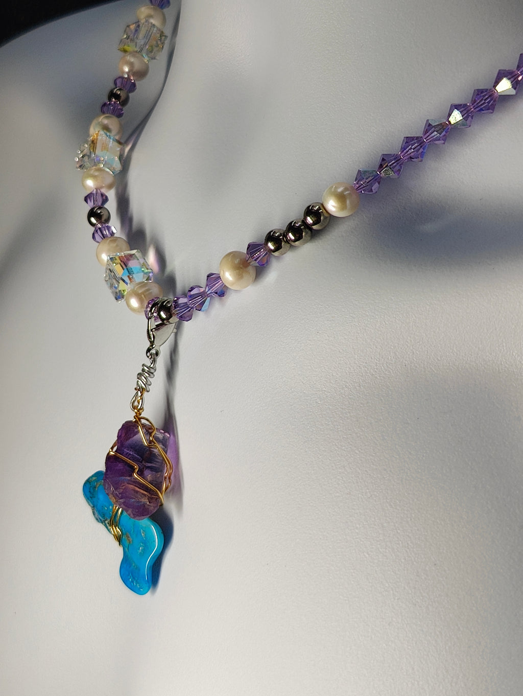 Lavender Sparkle Necklace
