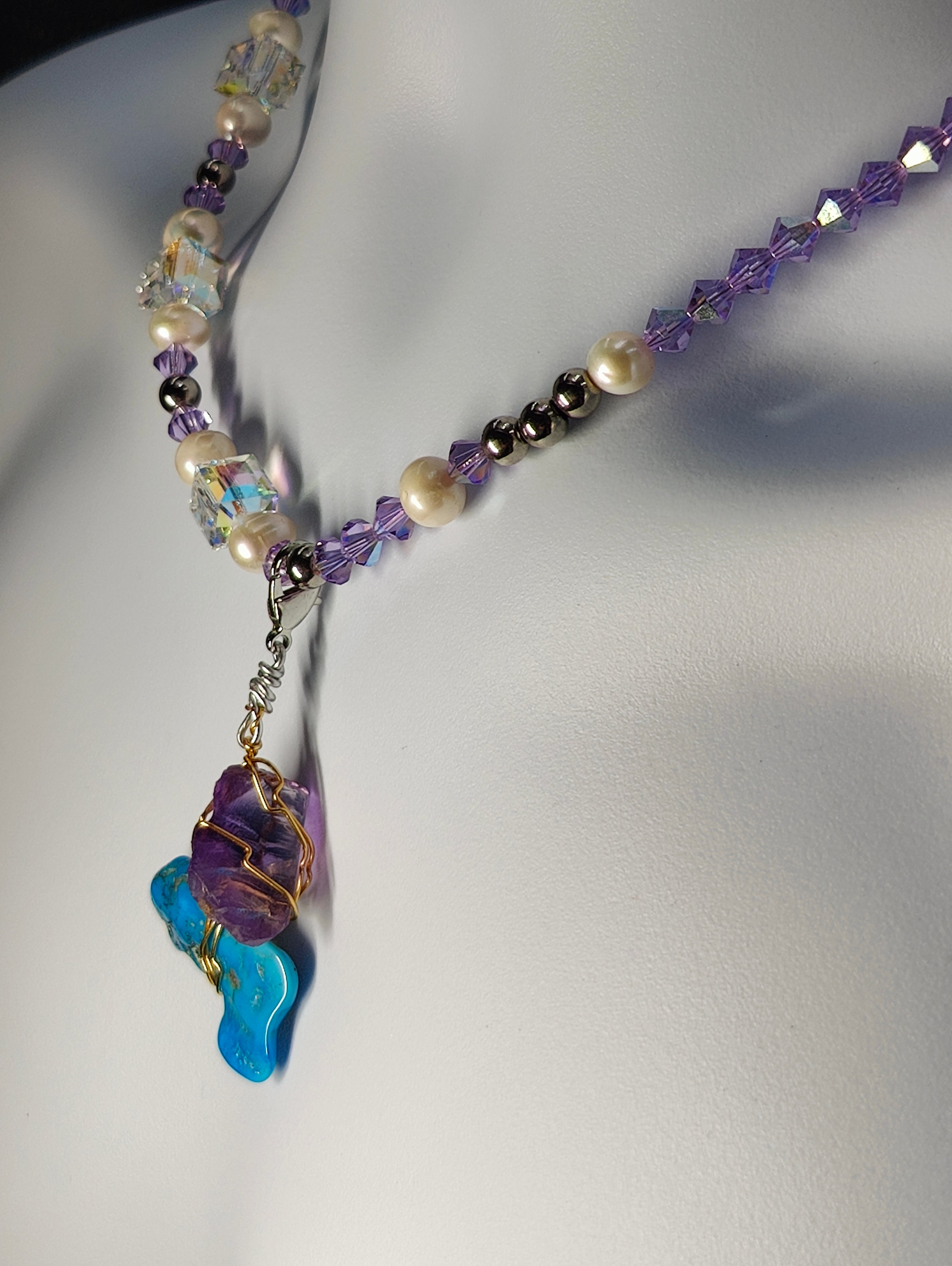 Lavender Sparkle Necklace
