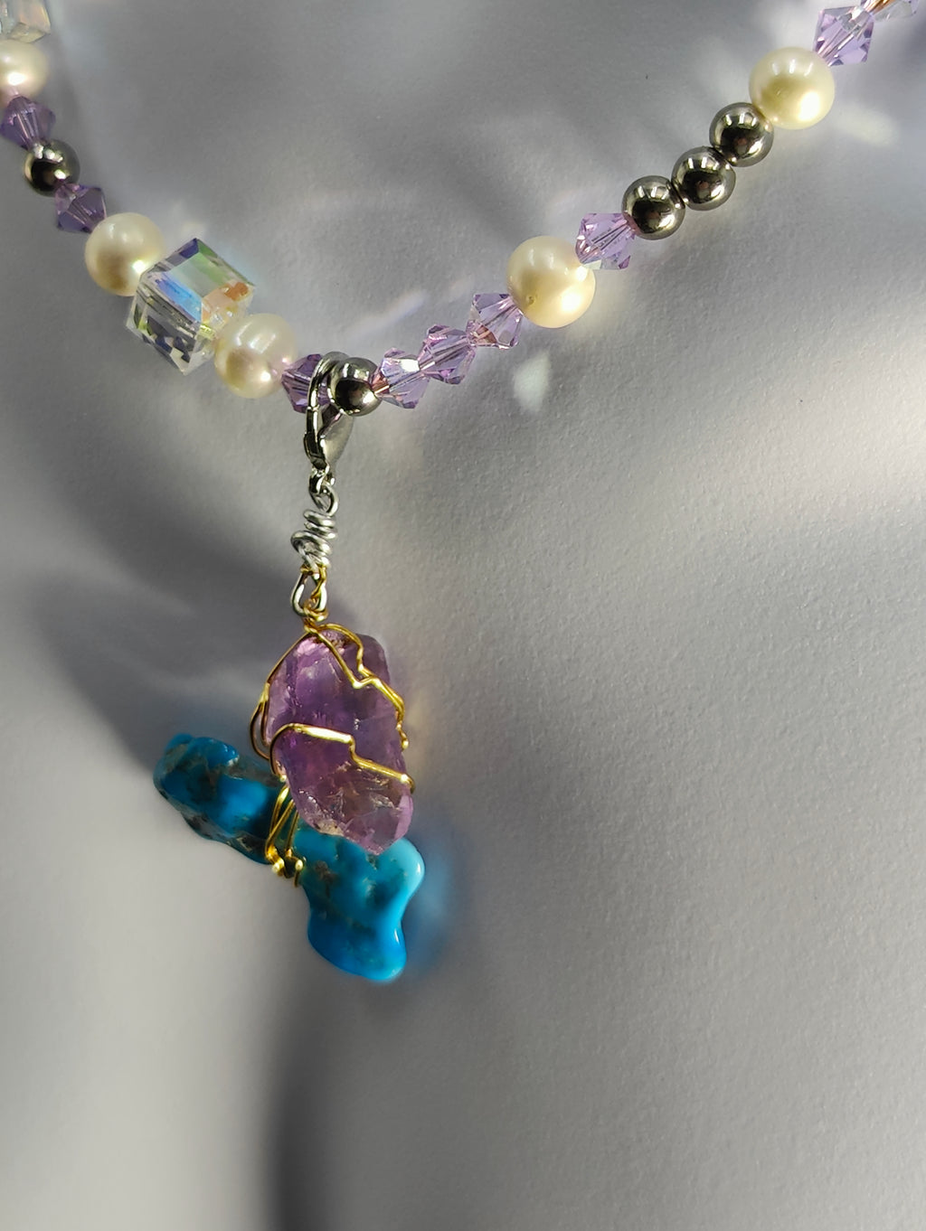 Lavender Sparkle Necklace