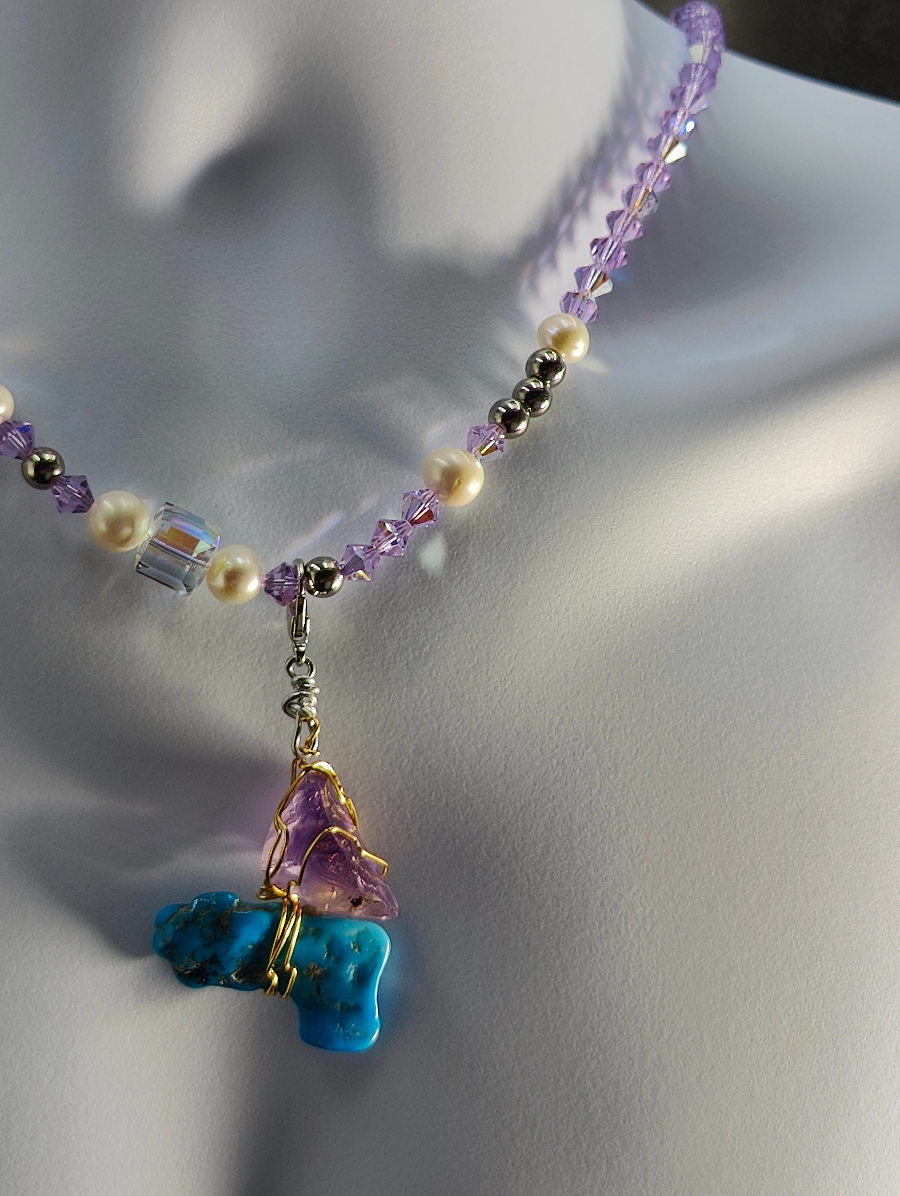 Lavender Sparkle Necklace