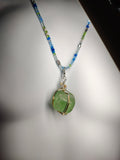 Prehnite Boulder Necklace