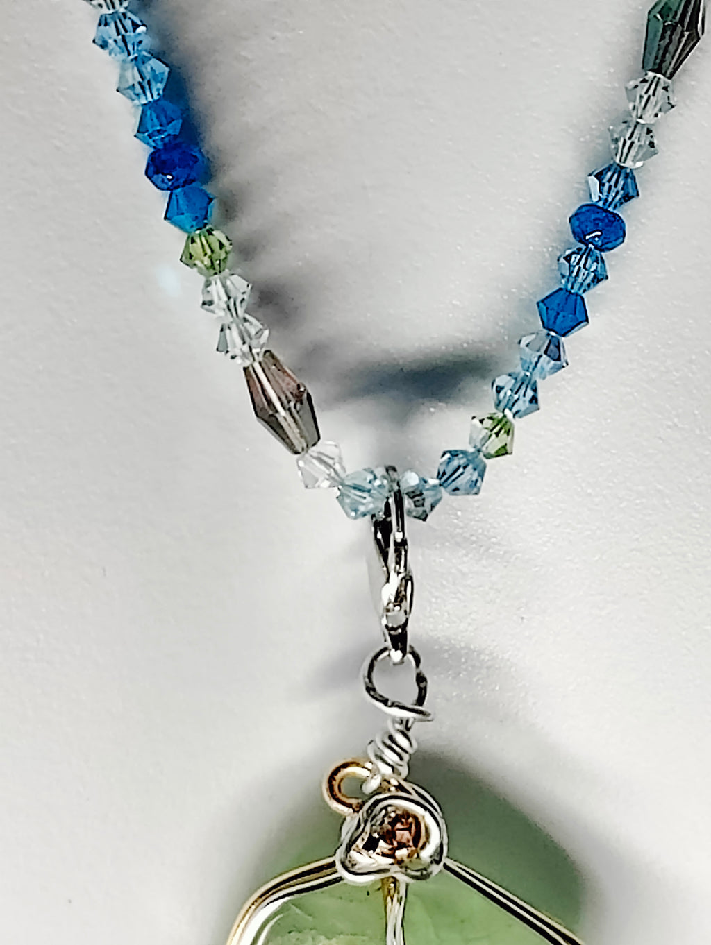 Prehnite Boulder Necklace