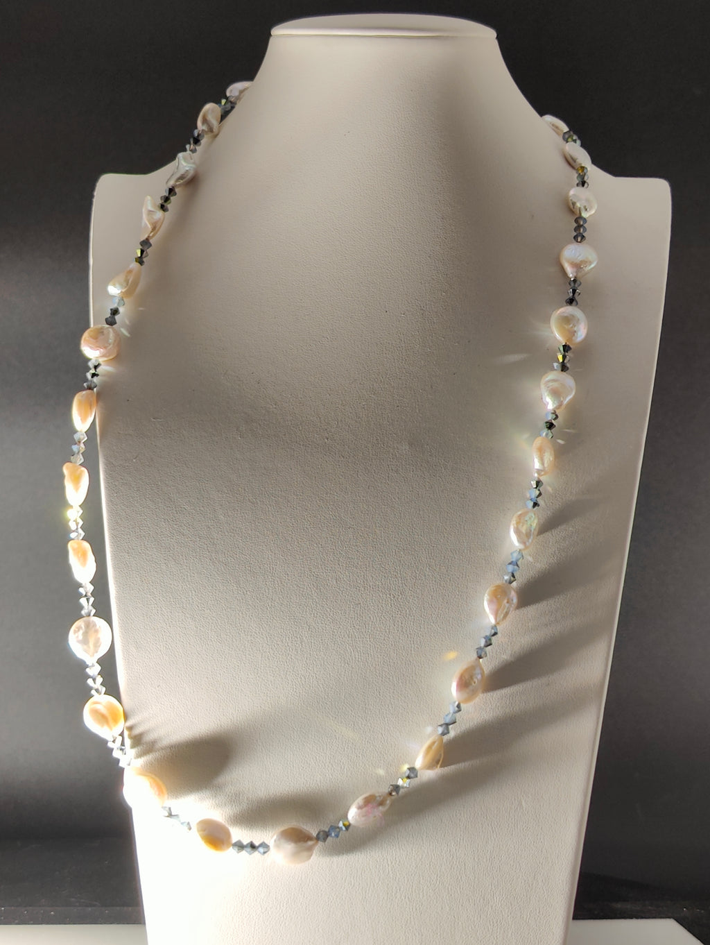 Smokey Pearls Necklace