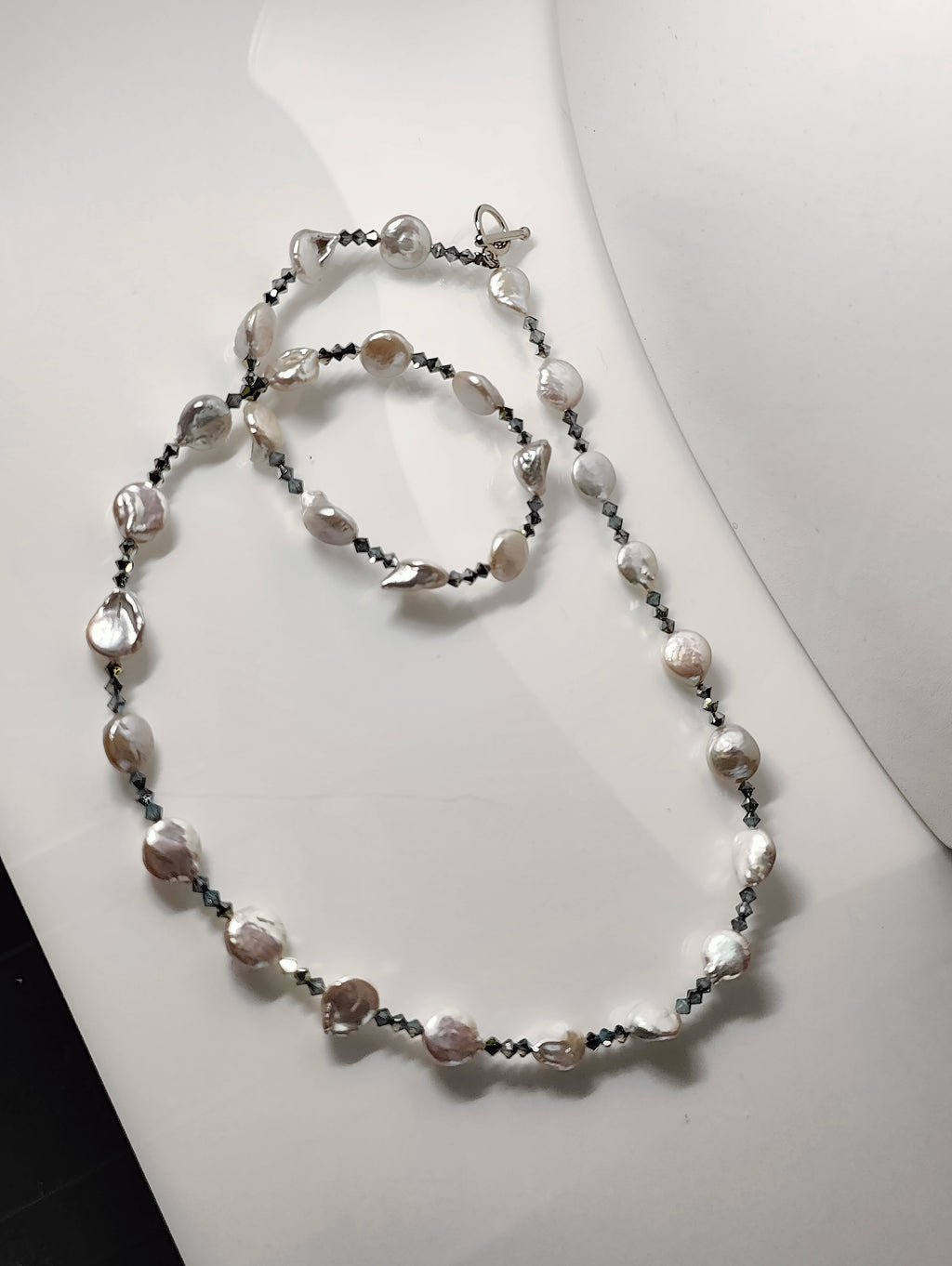 Smokey Pearls Necklace