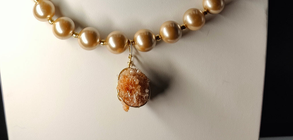 Crystalline Pendant Necklace