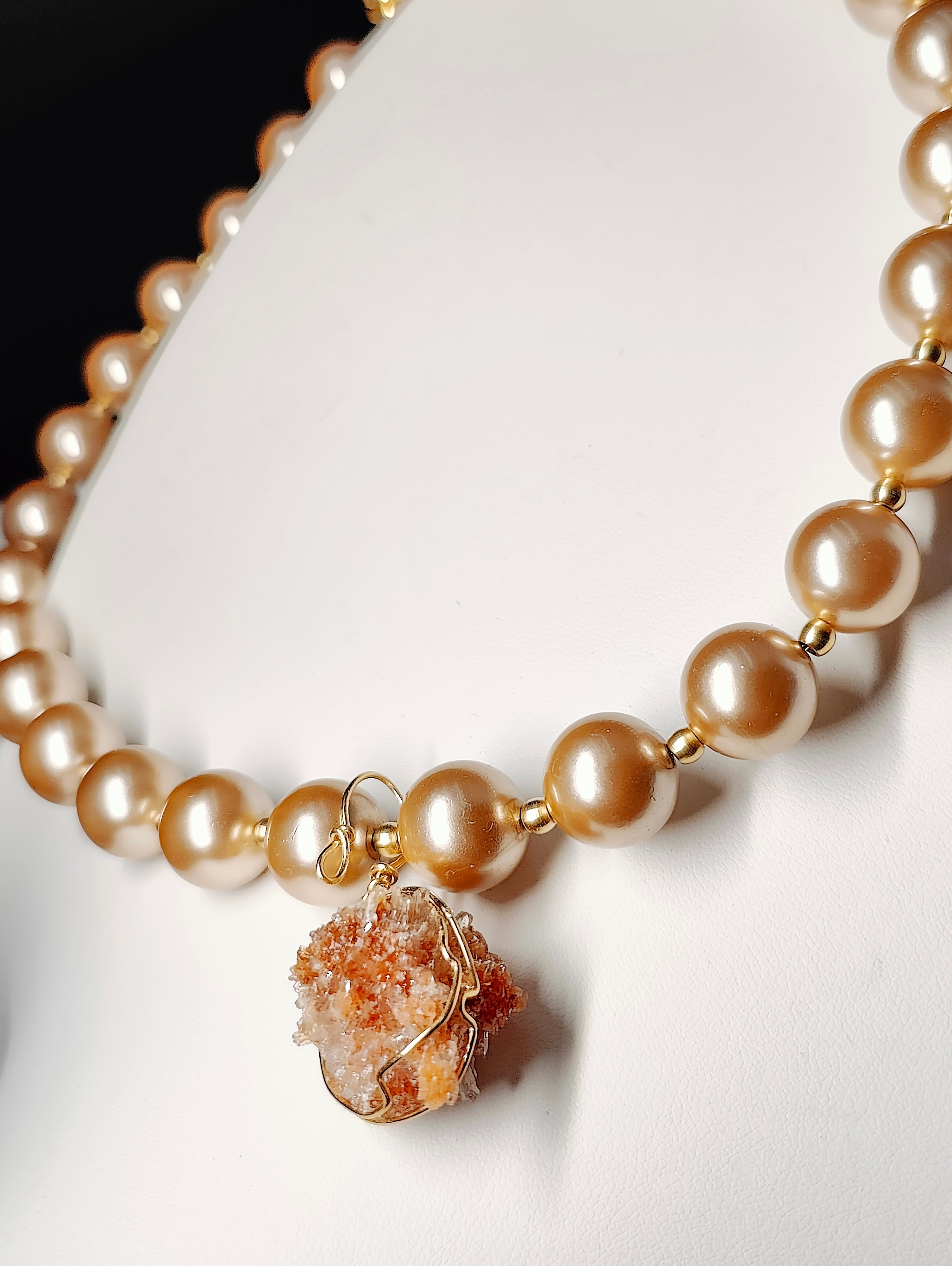 Crystalline Pendant Necklace