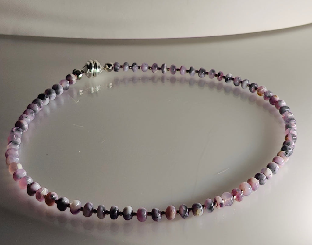 Opal and Steel Necklace