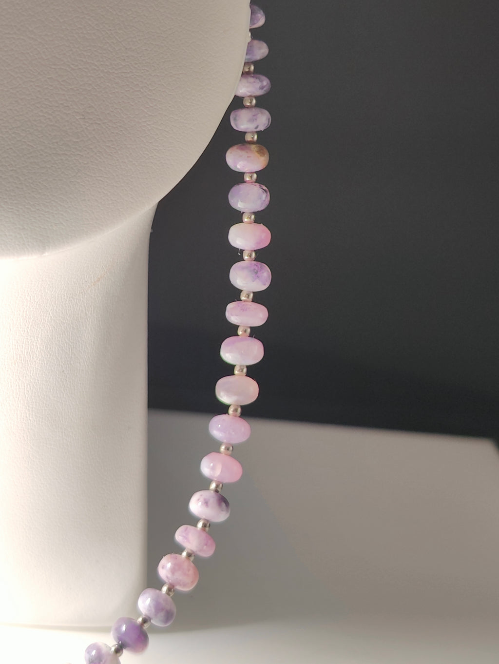Opal and Steel Necklace