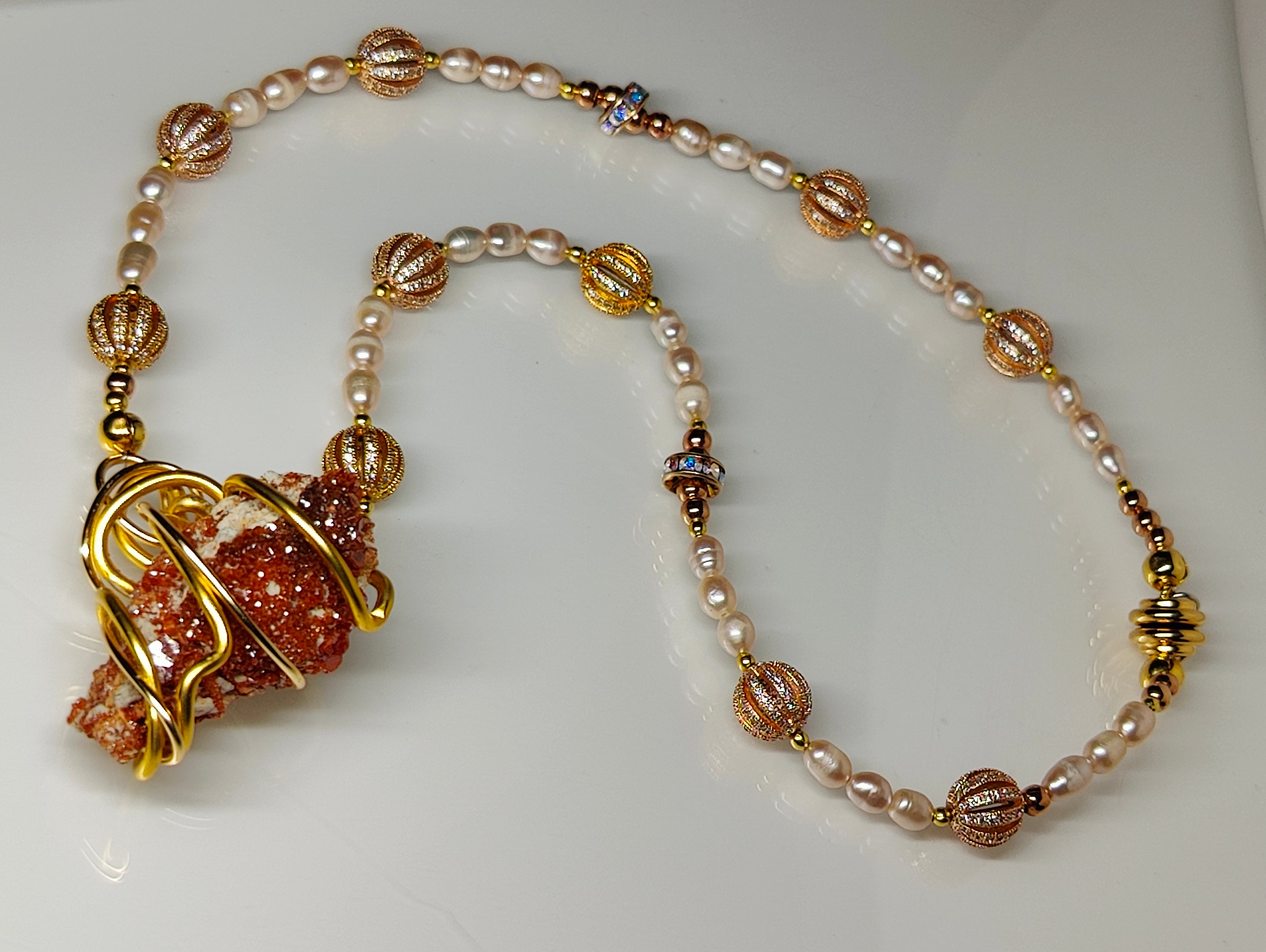 Vanadinite Necklace